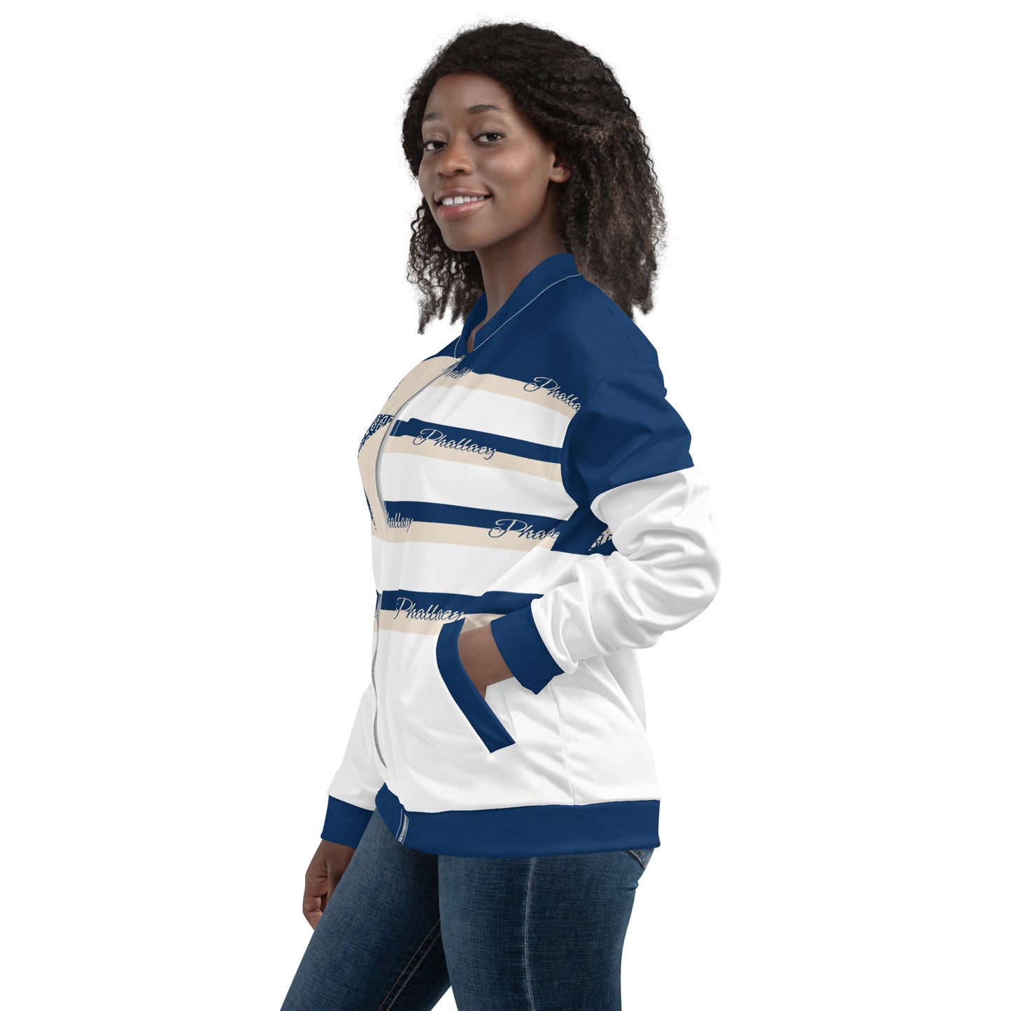 Phallacy Flag Designer Unisex Bomber Jacket