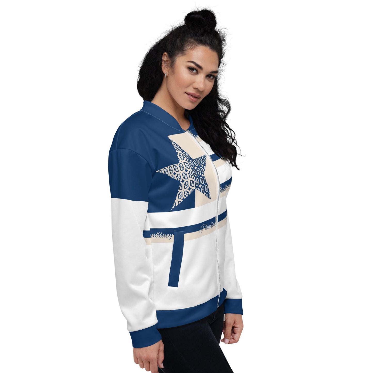 Phallacy Flag Designer Unisex Bomber Jacket