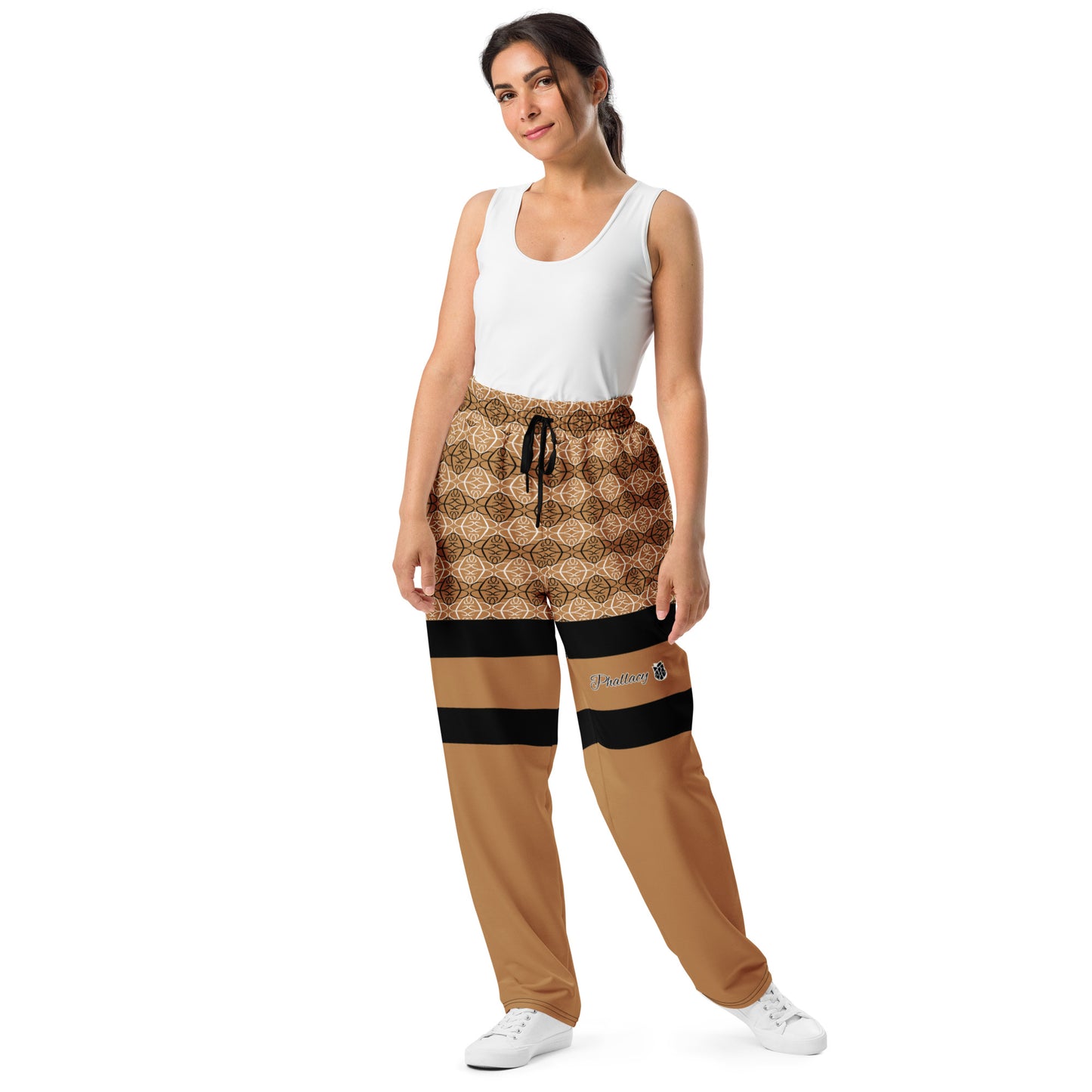 Phallacy Players Designer Unisex Wide-leg Joggers