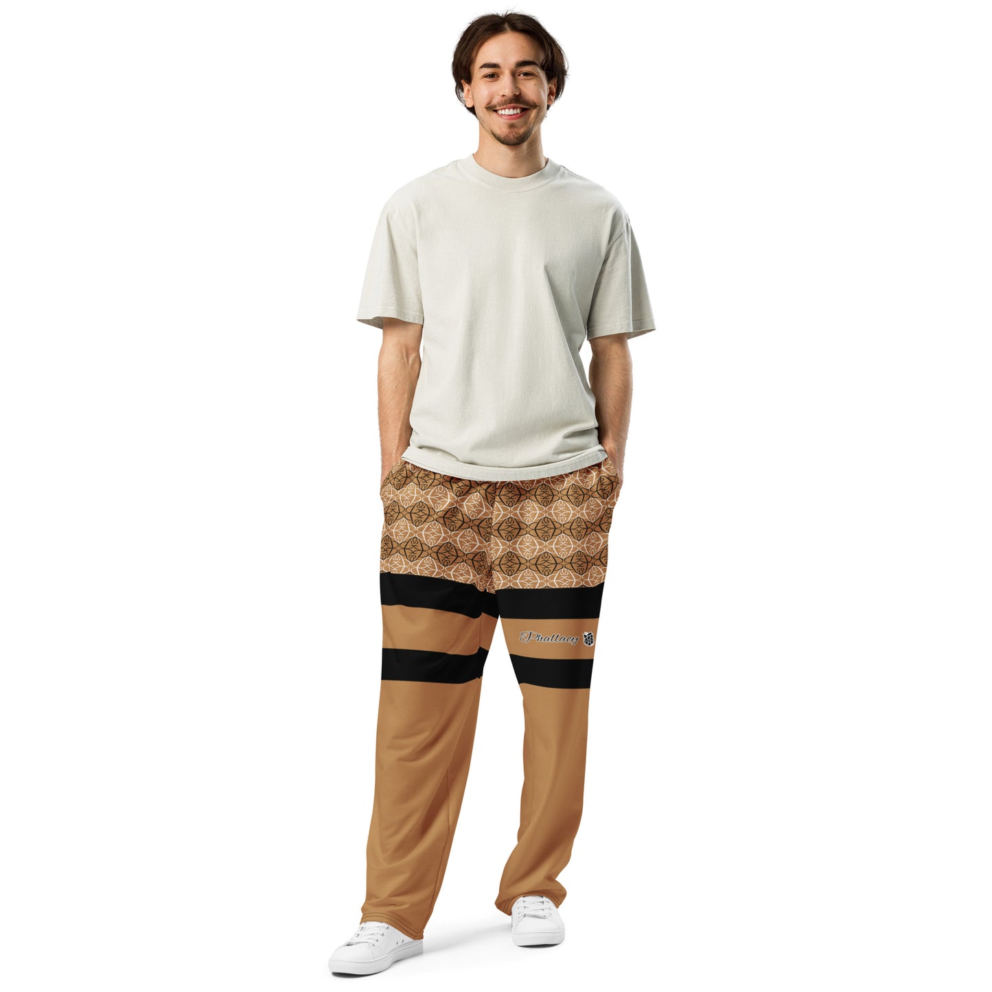 Phallacy Players Designer Unisex Wide-leg Joggers