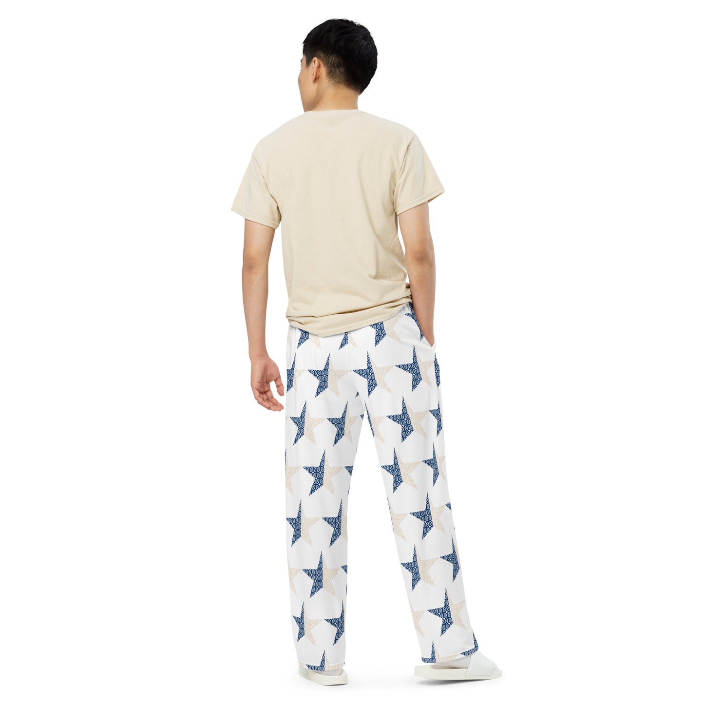 Phallacy Star Designer Unisex wide-leg Pants