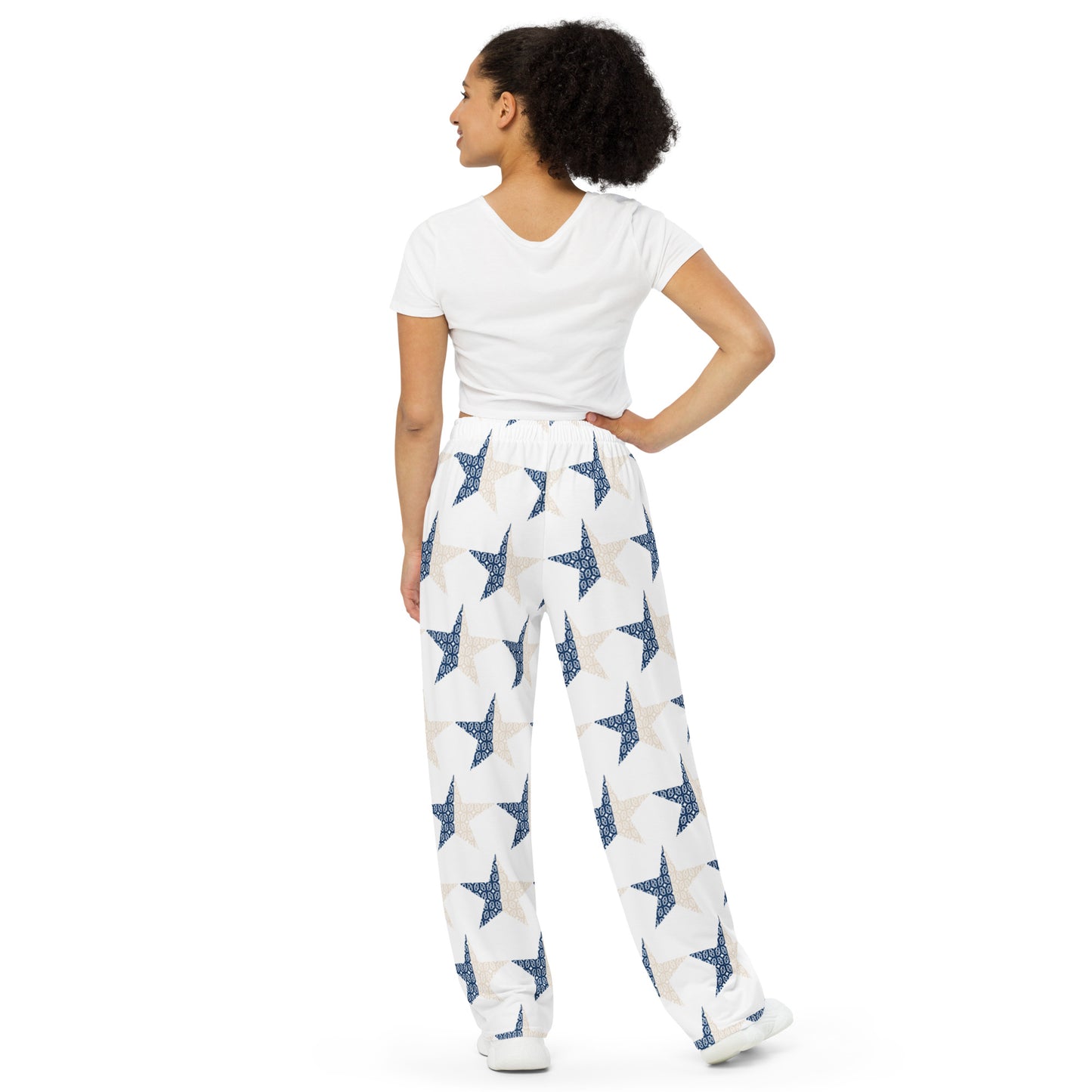Phallacy Star Designer Unisex wide-leg Pants