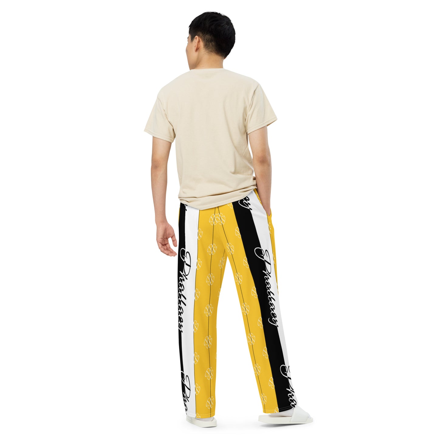 Phallacy Players Designer Unisex Wide-Leg Pants