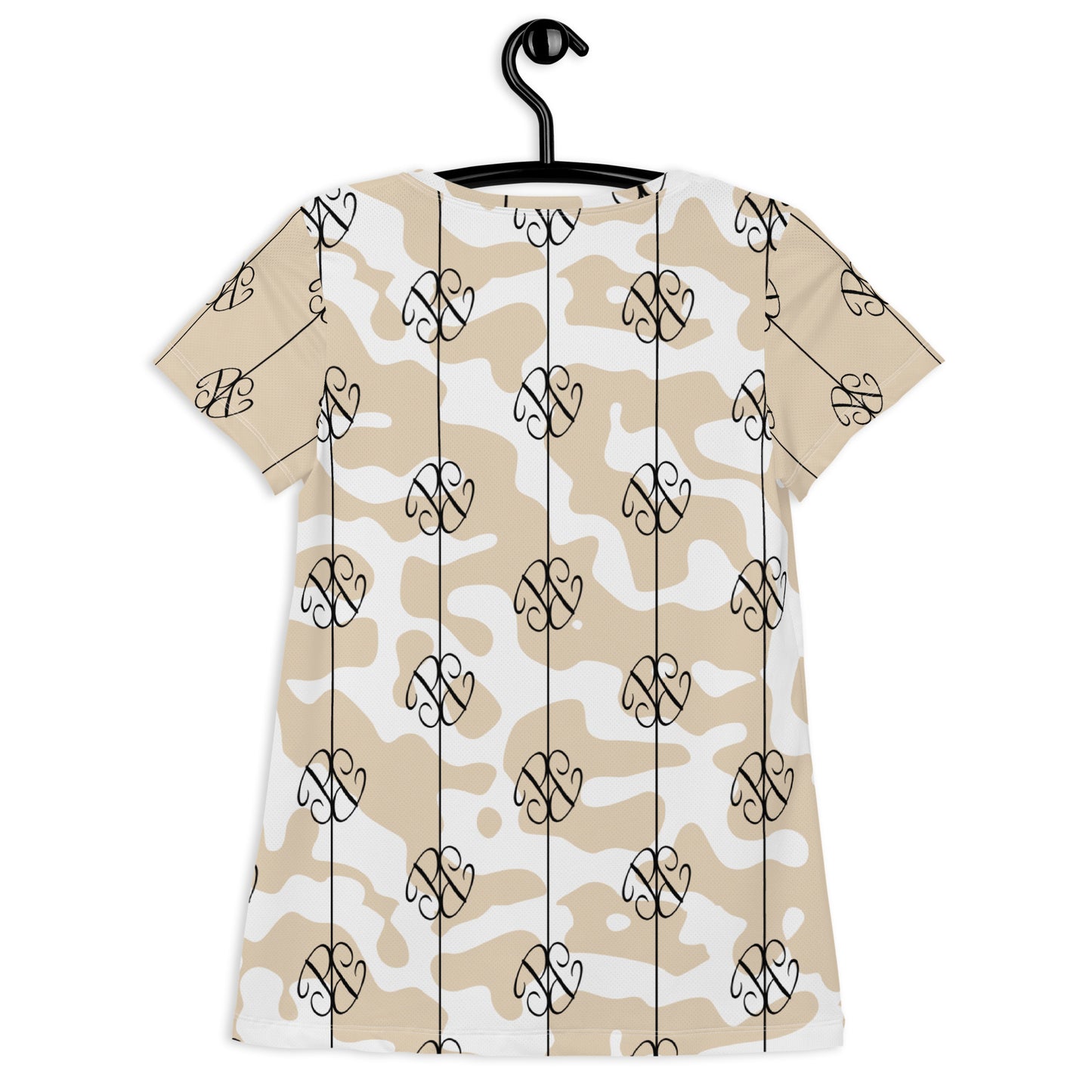 Phallacy Players Camo Designer Women's Athletic Tee