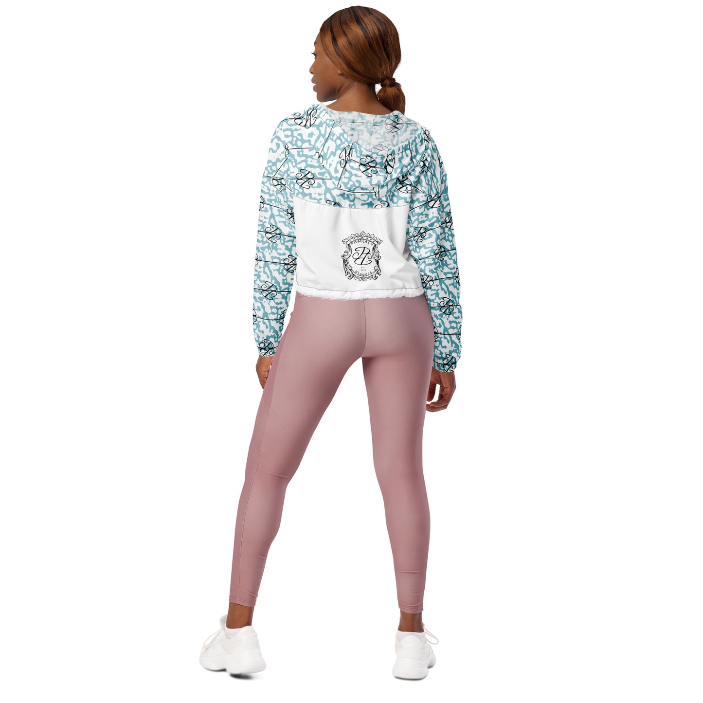 Phallacy Players Camo Designer Women’s Cropped Windbreaker