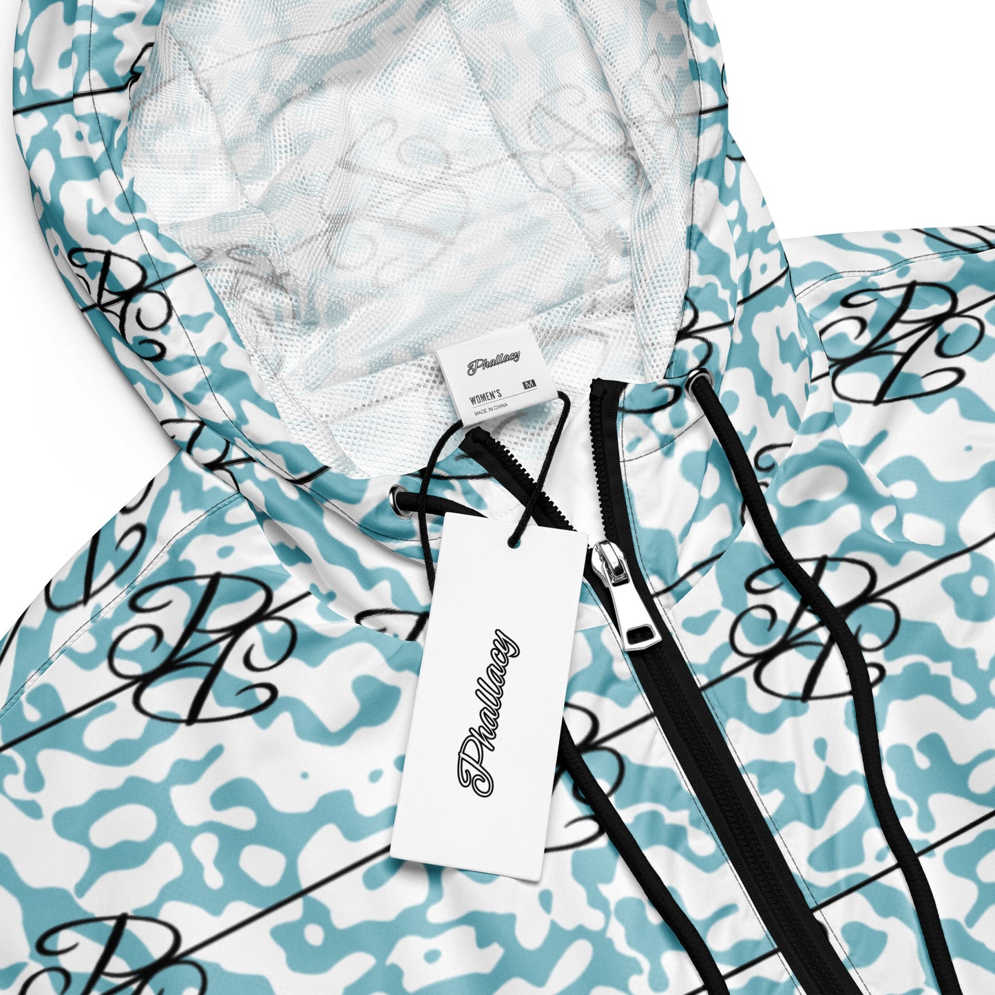 Phallacy Players Camo Designer Women’s Cropped Windbreaker
