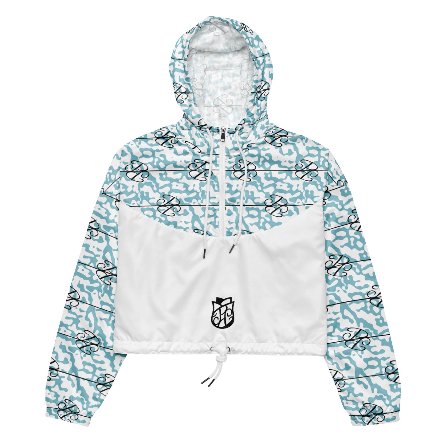 Phallacy Players Camo Designer Women’s Cropped Windbreaker