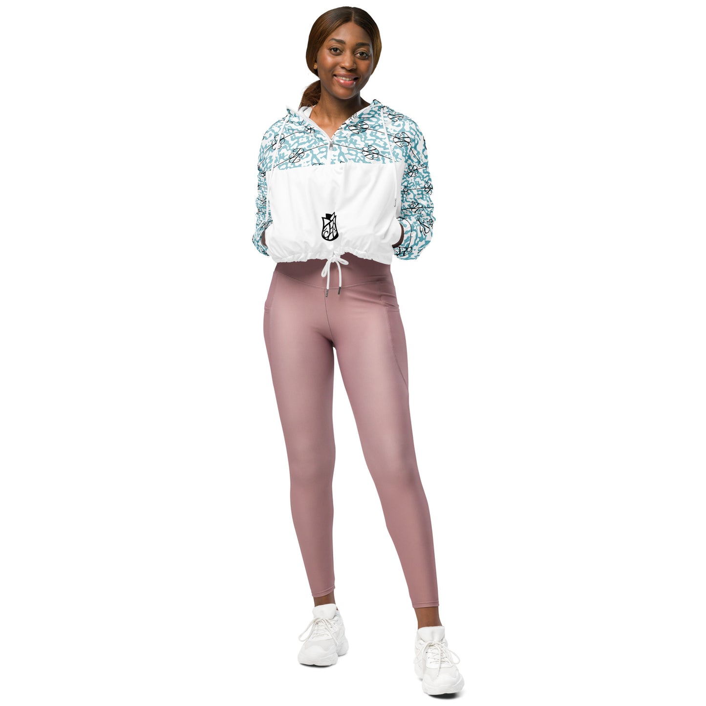 Phallacy Players Camo Designer Women’s Cropped Windbreaker