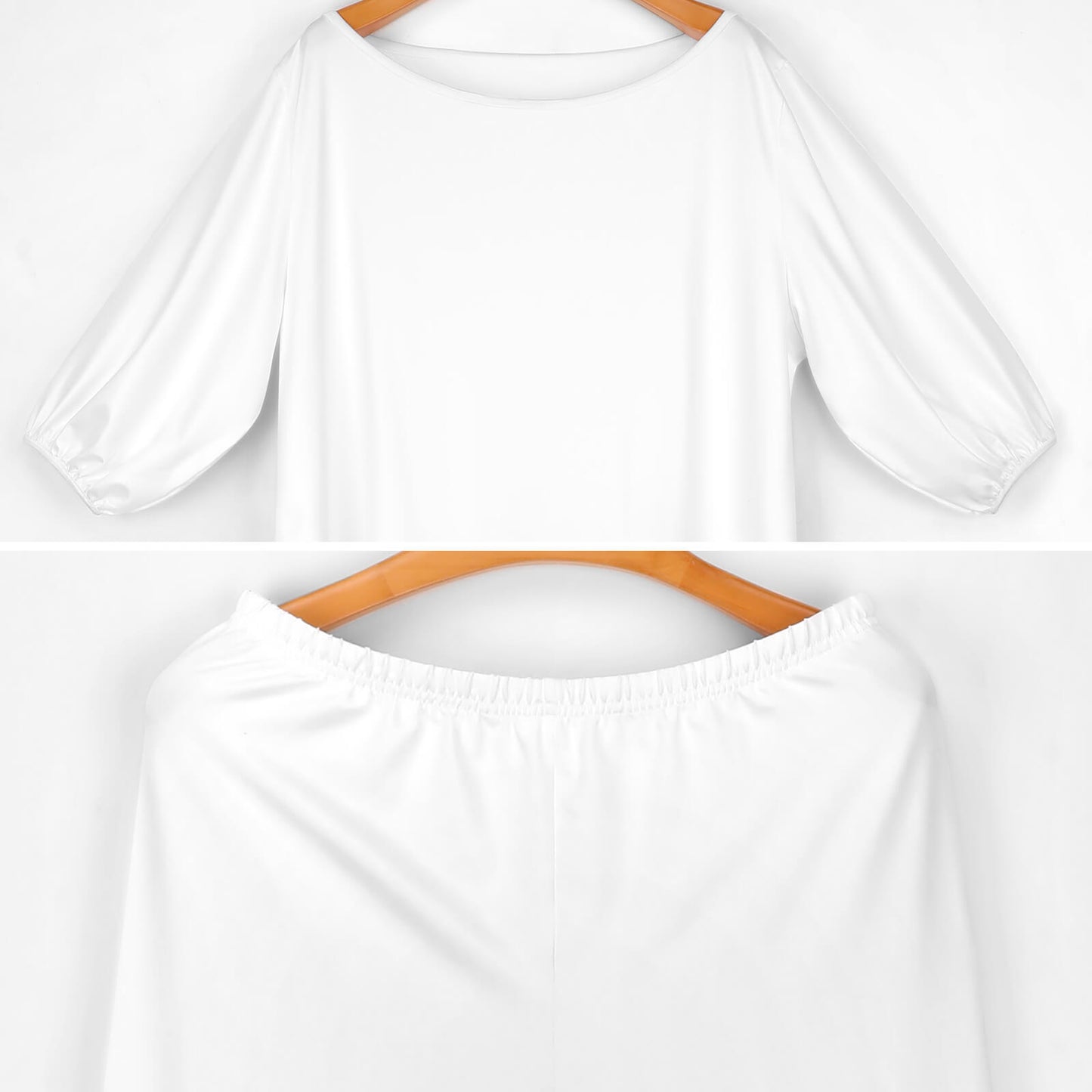 Phallacy Yin-Yang Designer Off Shoulder 2-piece Set