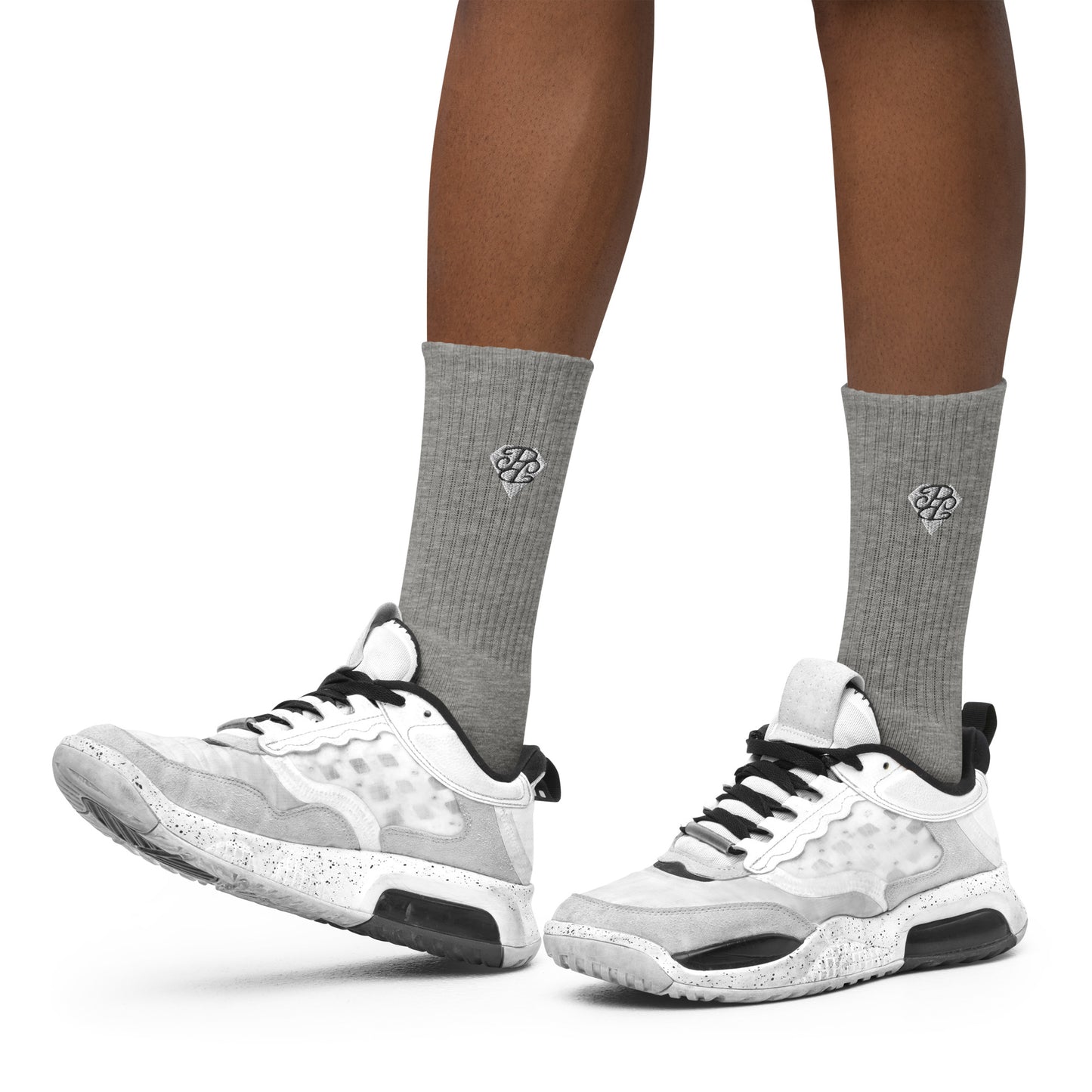 Phallacy Diamond Embroidered Socks