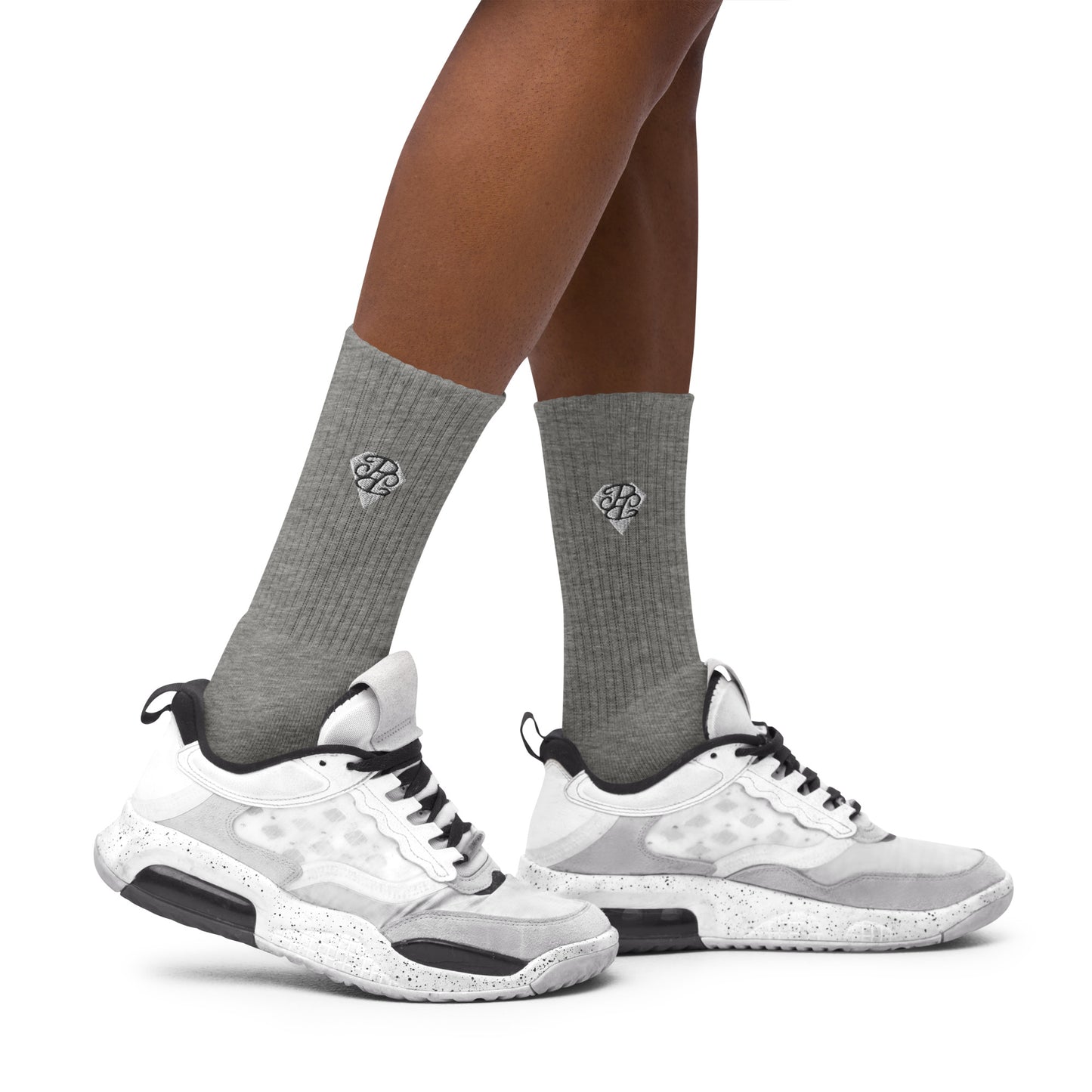 Phallacy Diamond Embroidered Socks