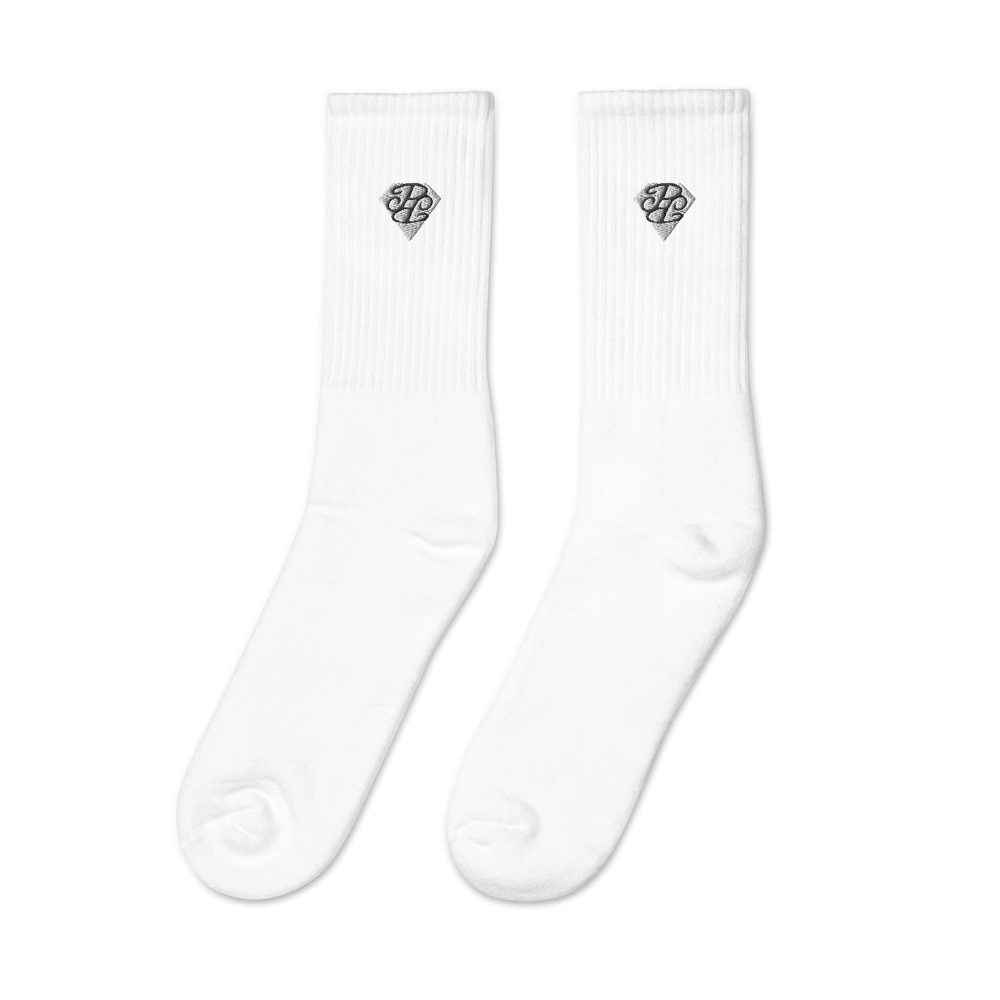 Phallacy Diamond Embroidered Socks