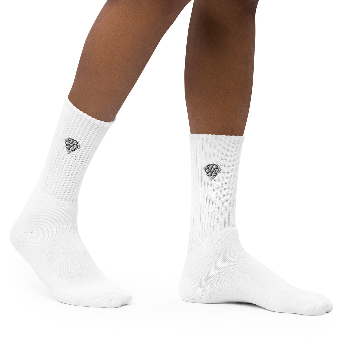 Phallacy Diamond Embroidered Socks