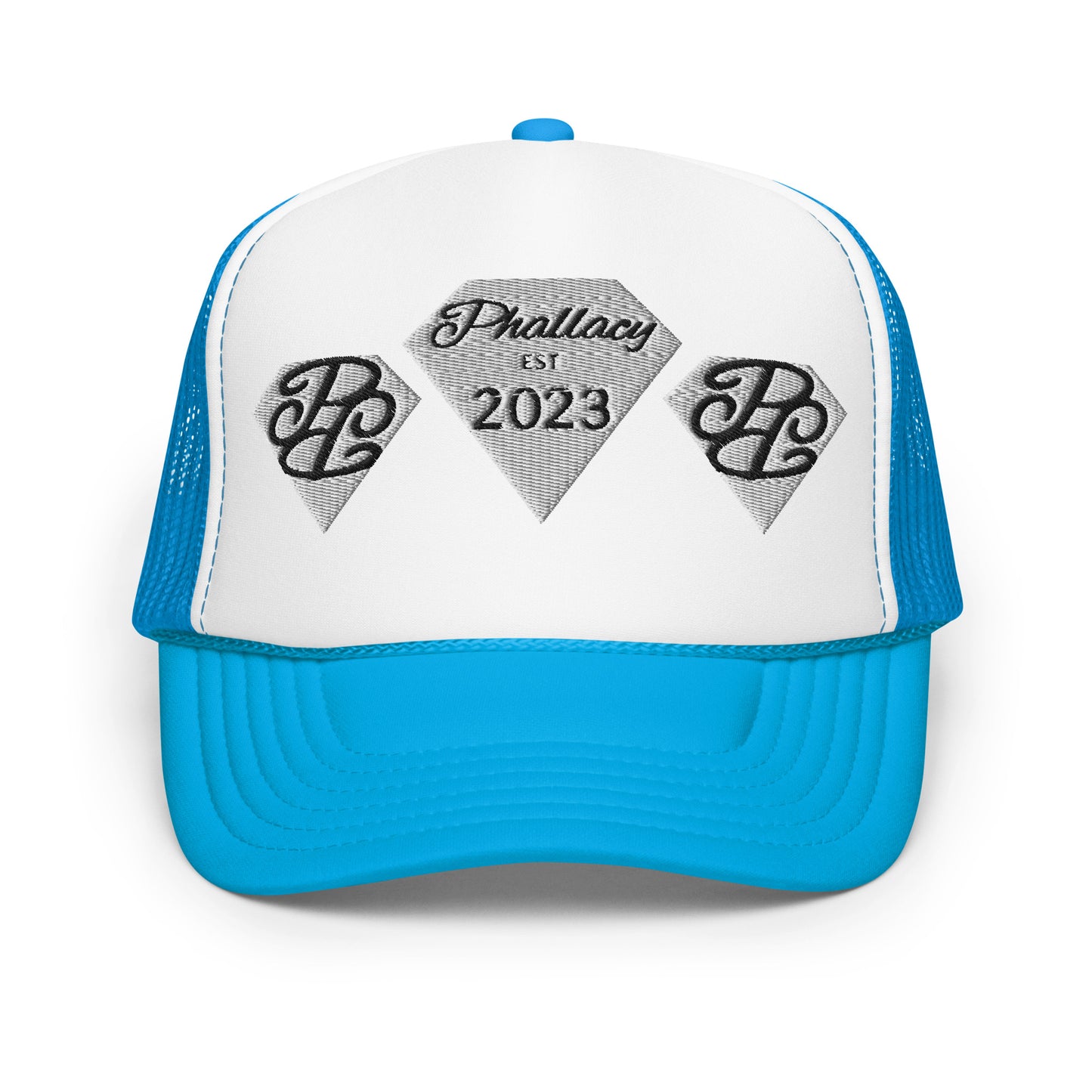 Phallacy Diamond Foam Trucker Hat (Embroidery)