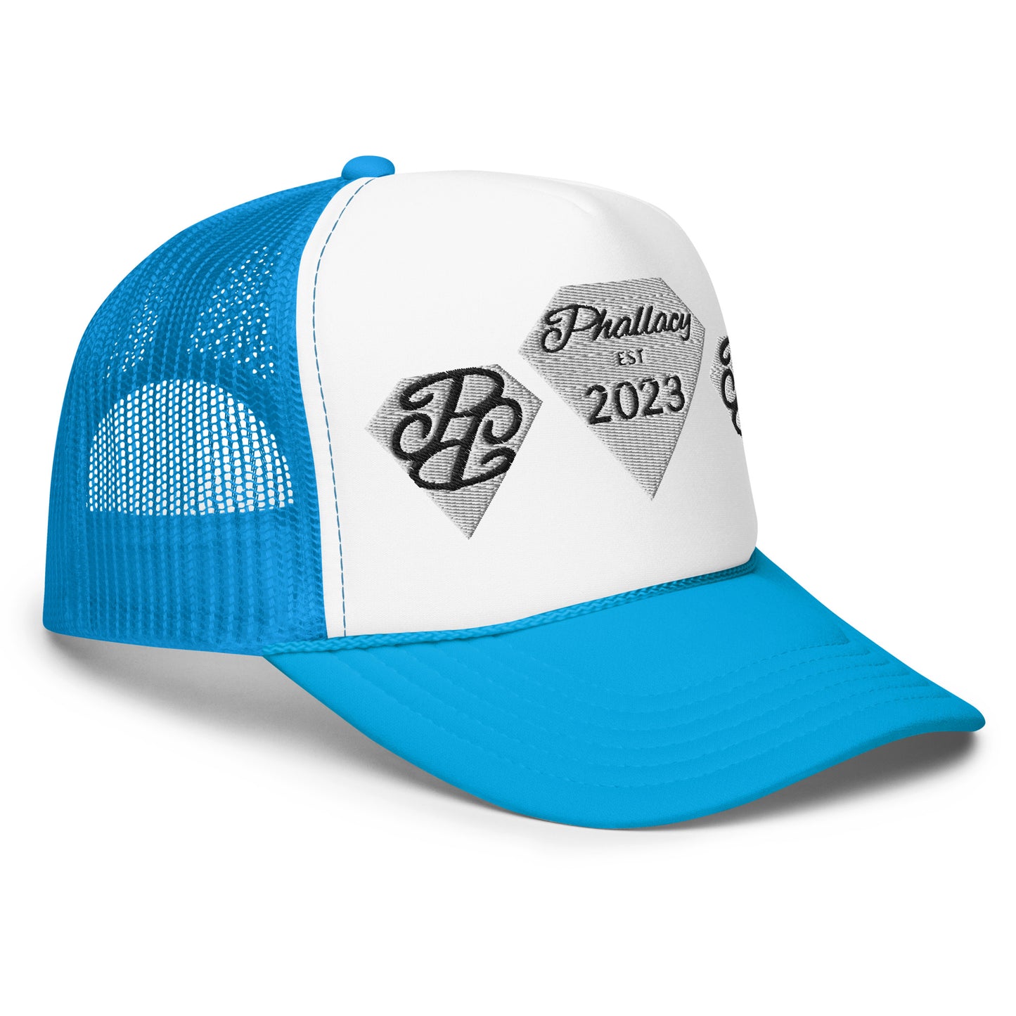 Phallacy Diamond Foam Trucker Hat (Embroidery)