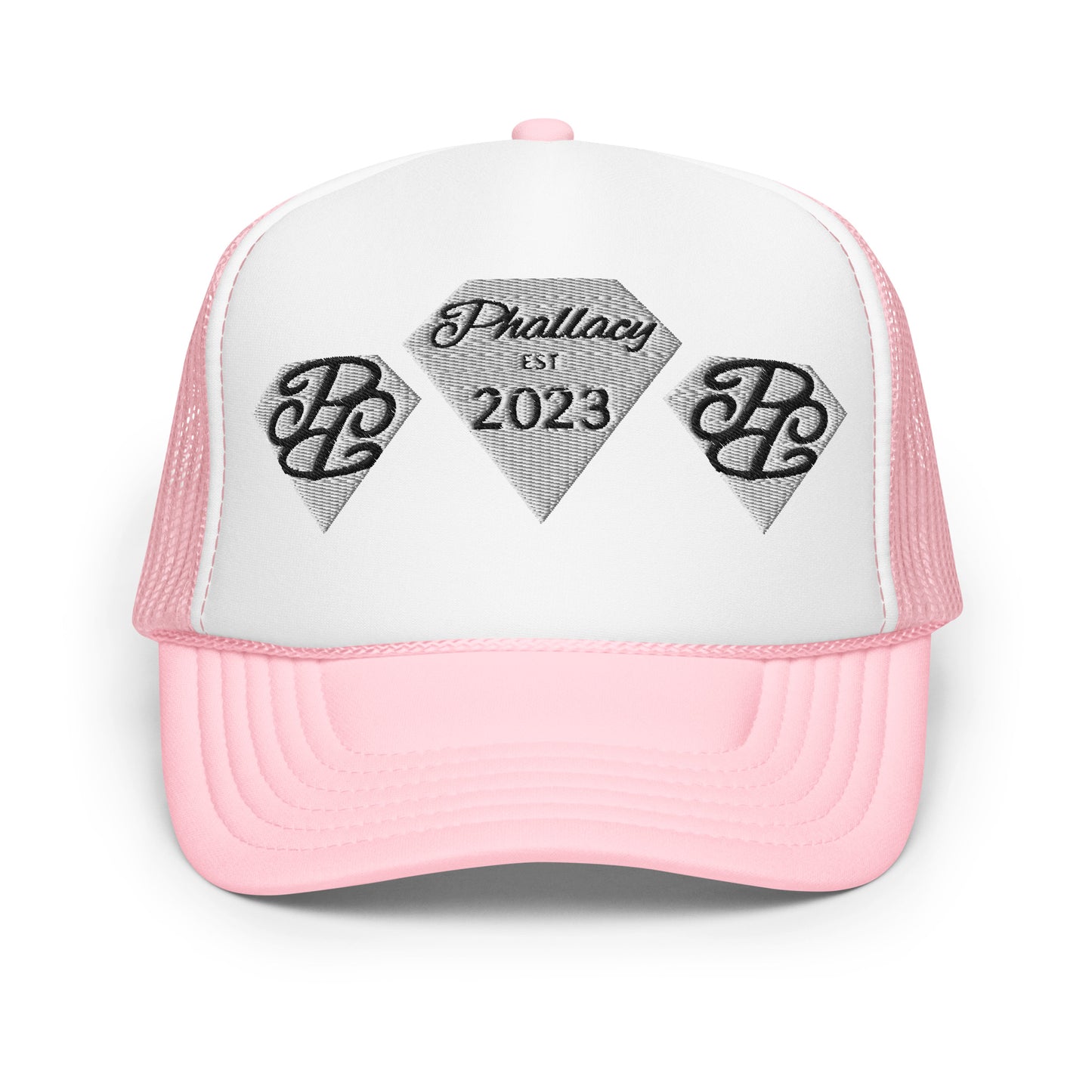 Phallacy Diamond Foam Trucker Hat (Embroidery)
