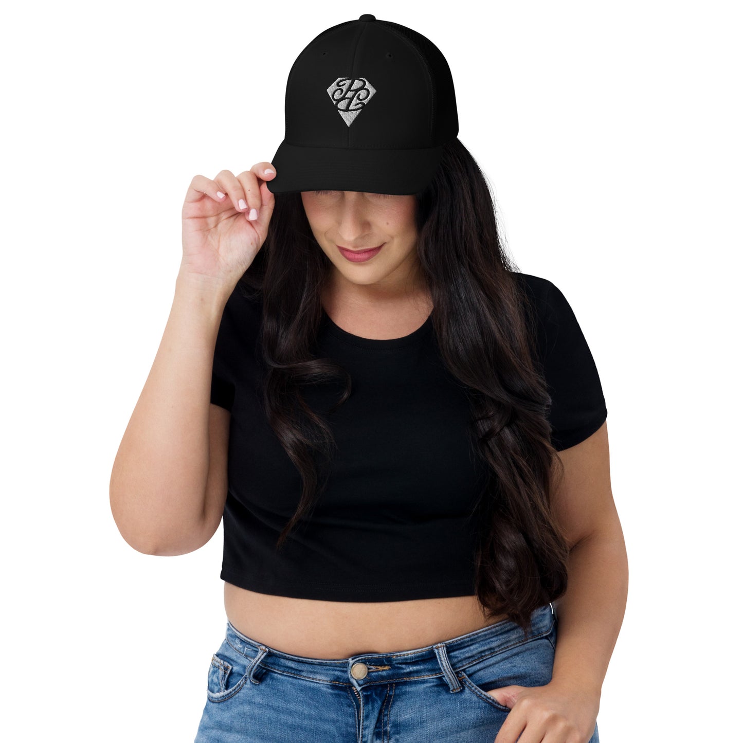 Phallacy Diamond Trucker Cap (Embroidery)