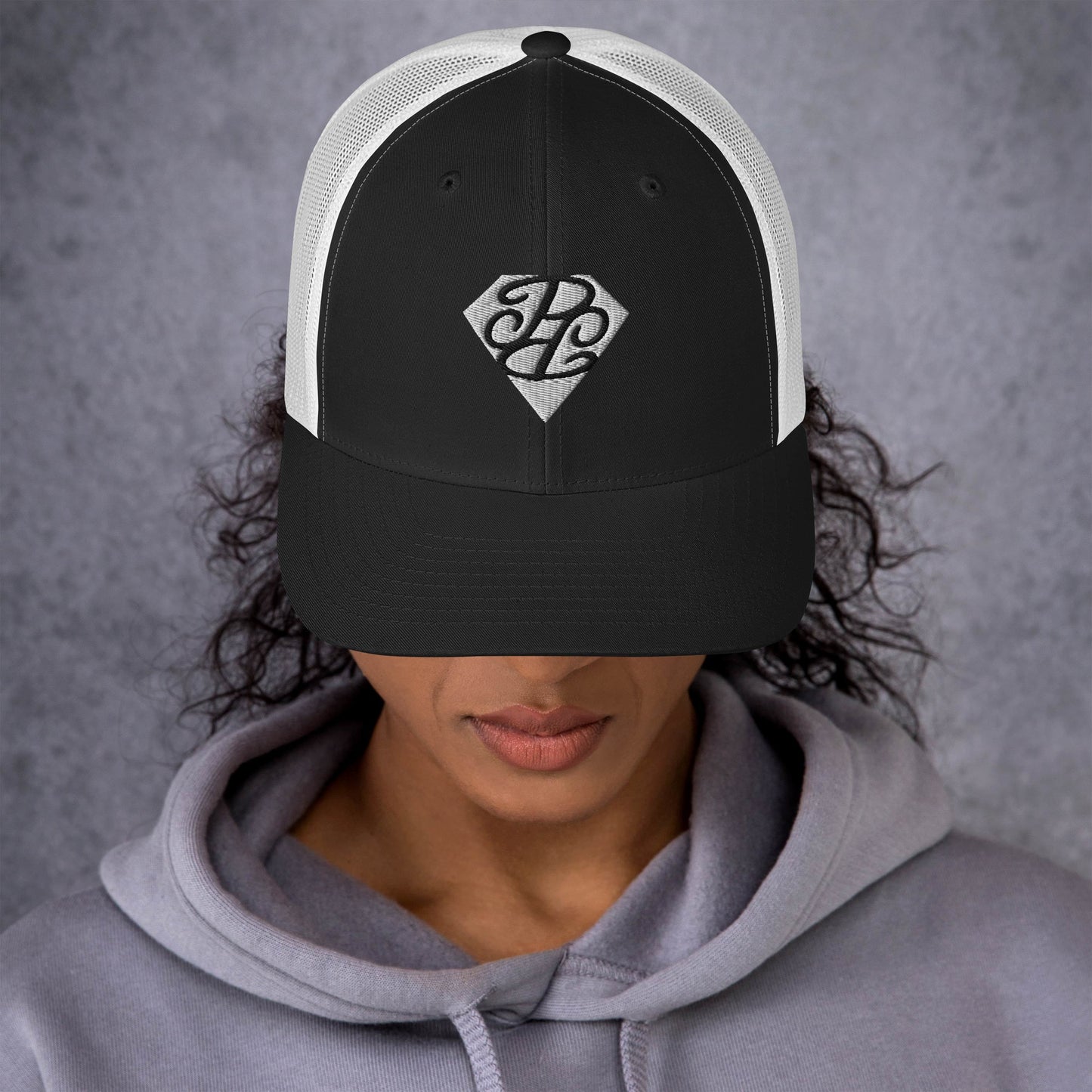 Phallacy Diamond Trucker Cap (Embroidery)