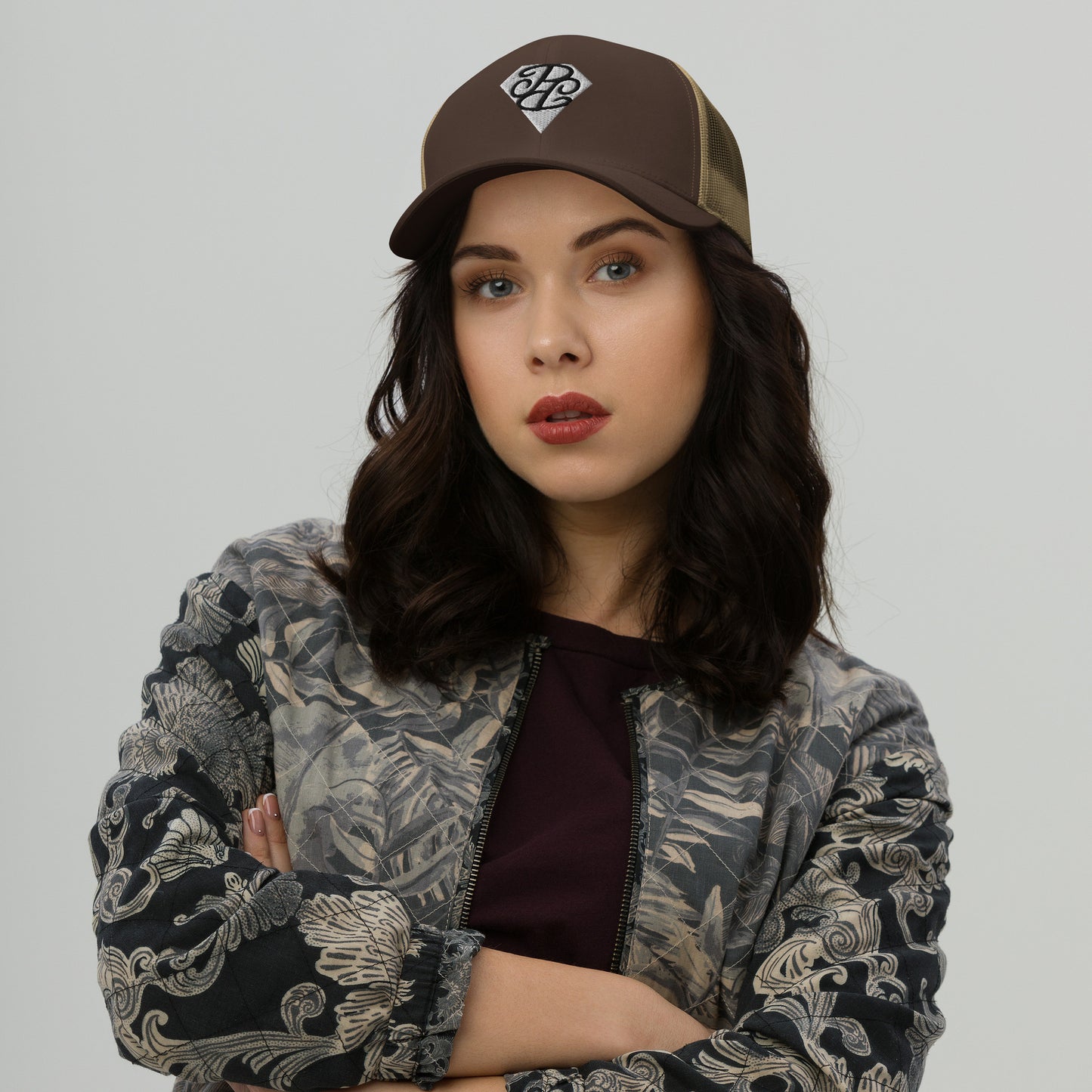 Phallacy Diamond Trucker Cap (Embroidery)