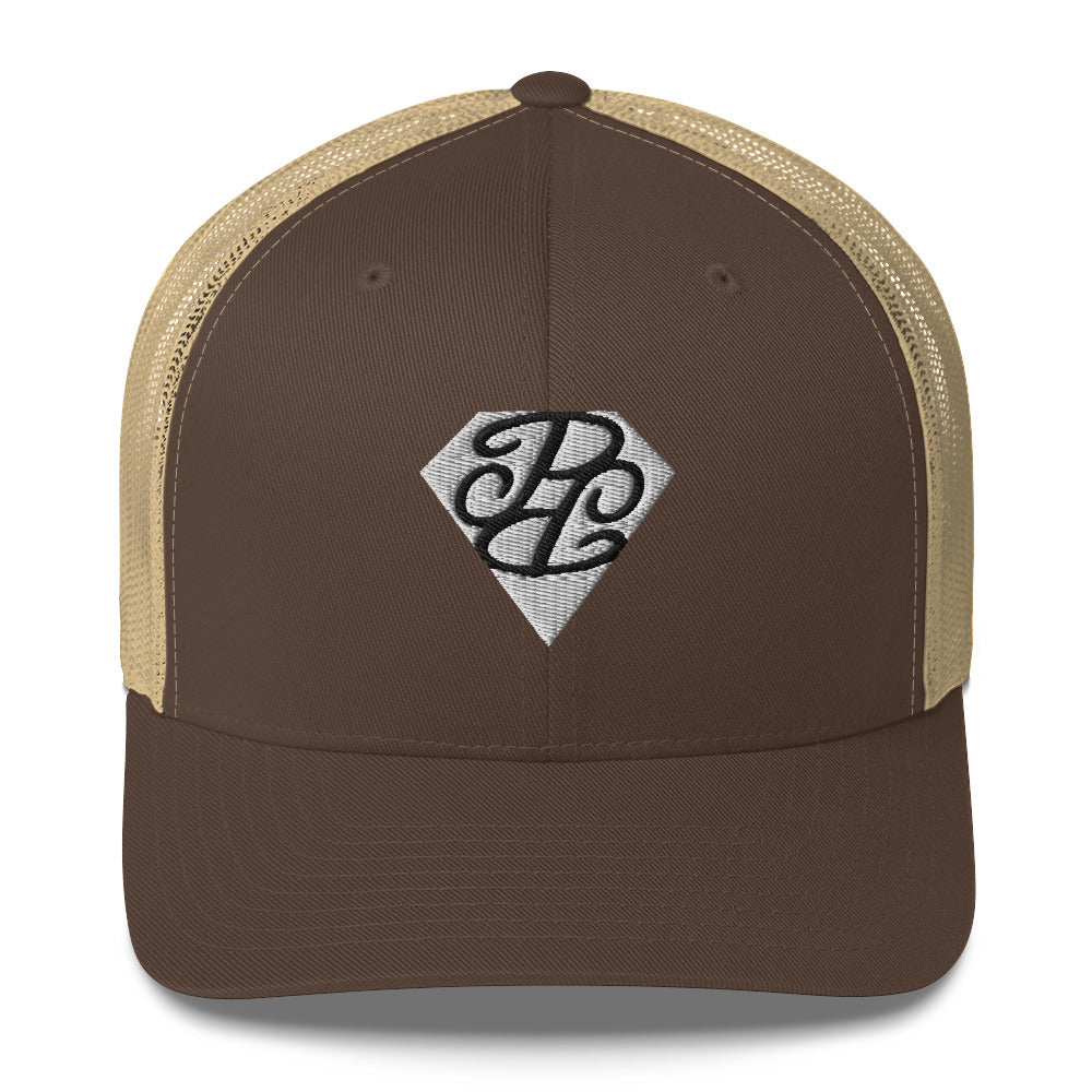 Phallacy Diamond Trucker Cap (Embroidery)