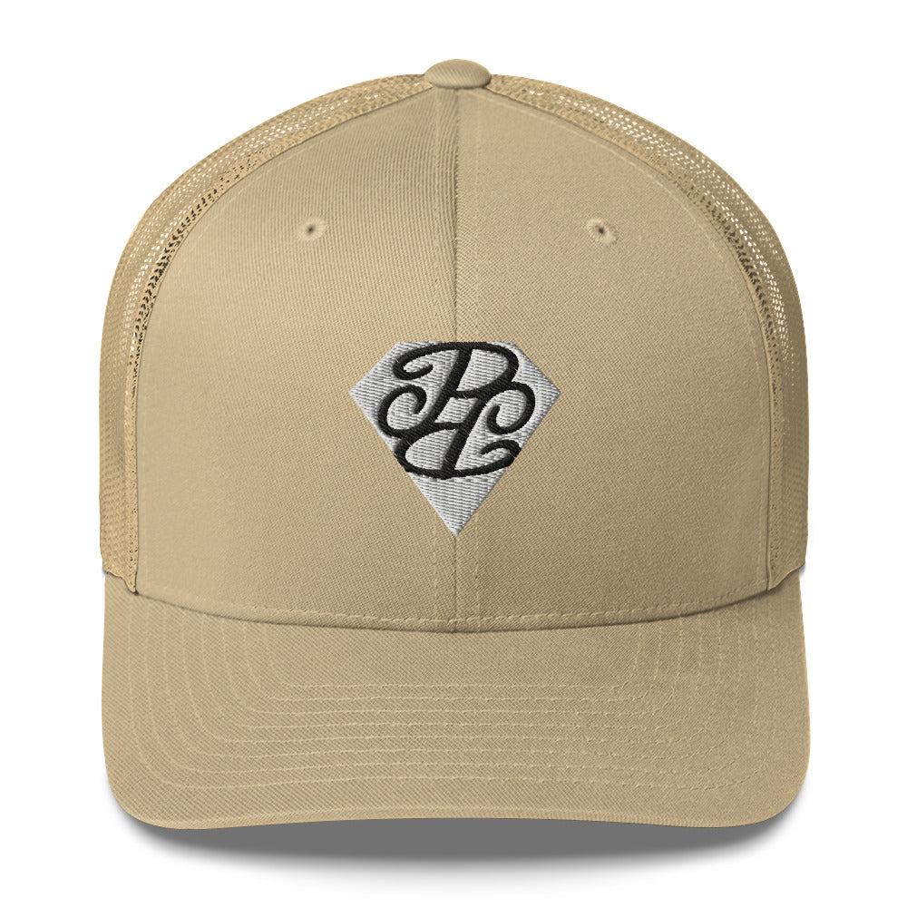 Phallacy Diamond Trucker Cap (Embroidery)