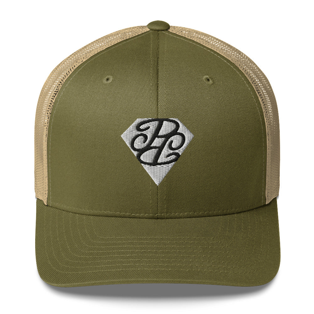 Phallacy Diamond Trucker Cap (Embroidery)