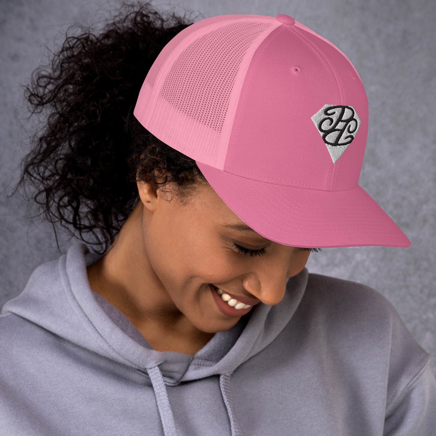 Phallacy Diamond Trucker Cap (Embroidery)