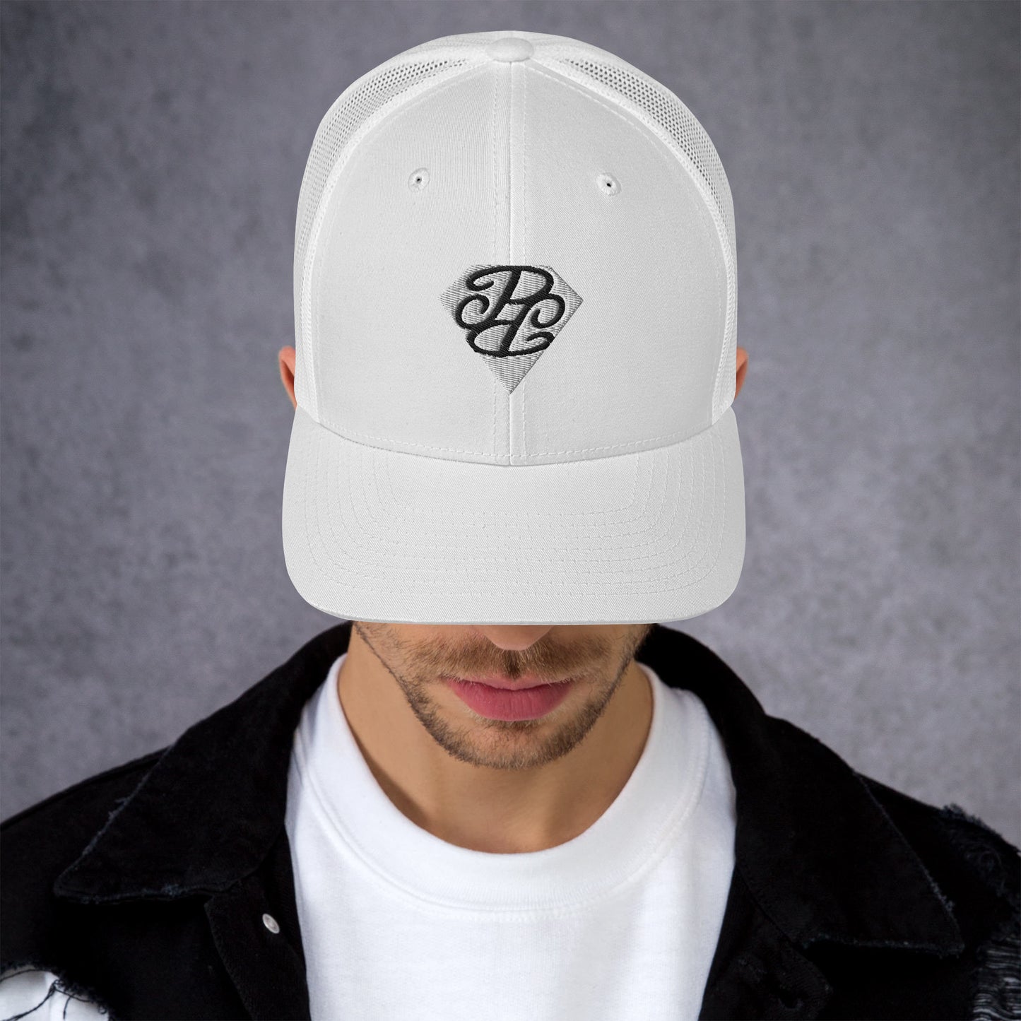 Phallacy Diamond Trucker Cap (Embroidery)