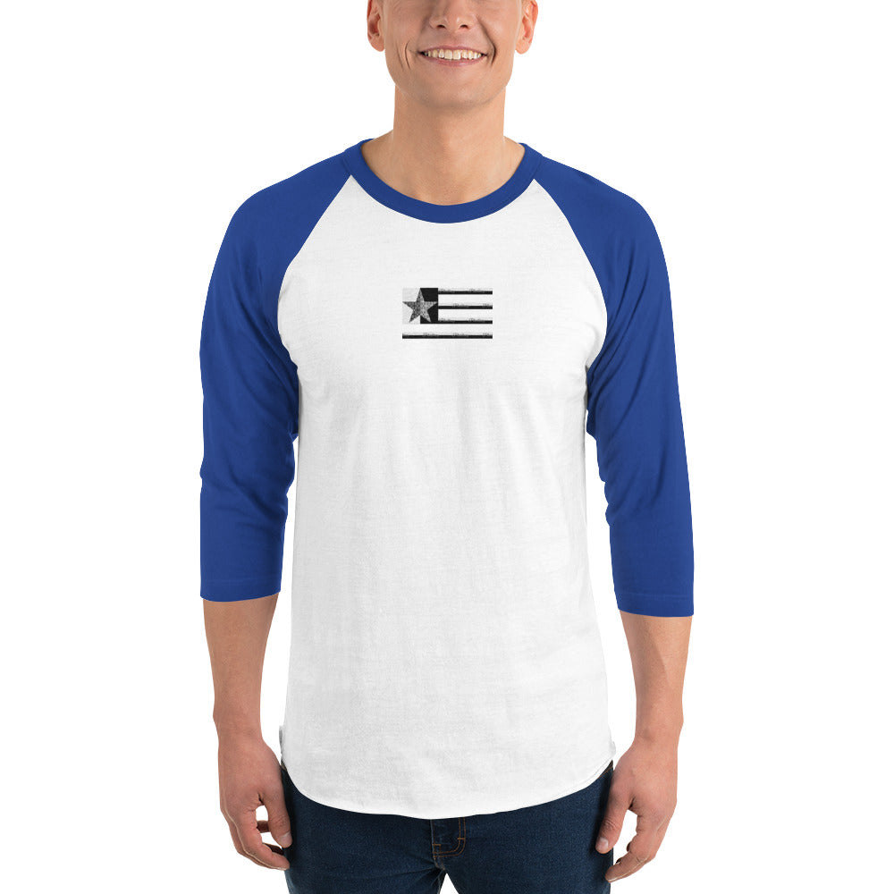 Phallacy Flag Unisex 3/4 sleeve Raglan Tee