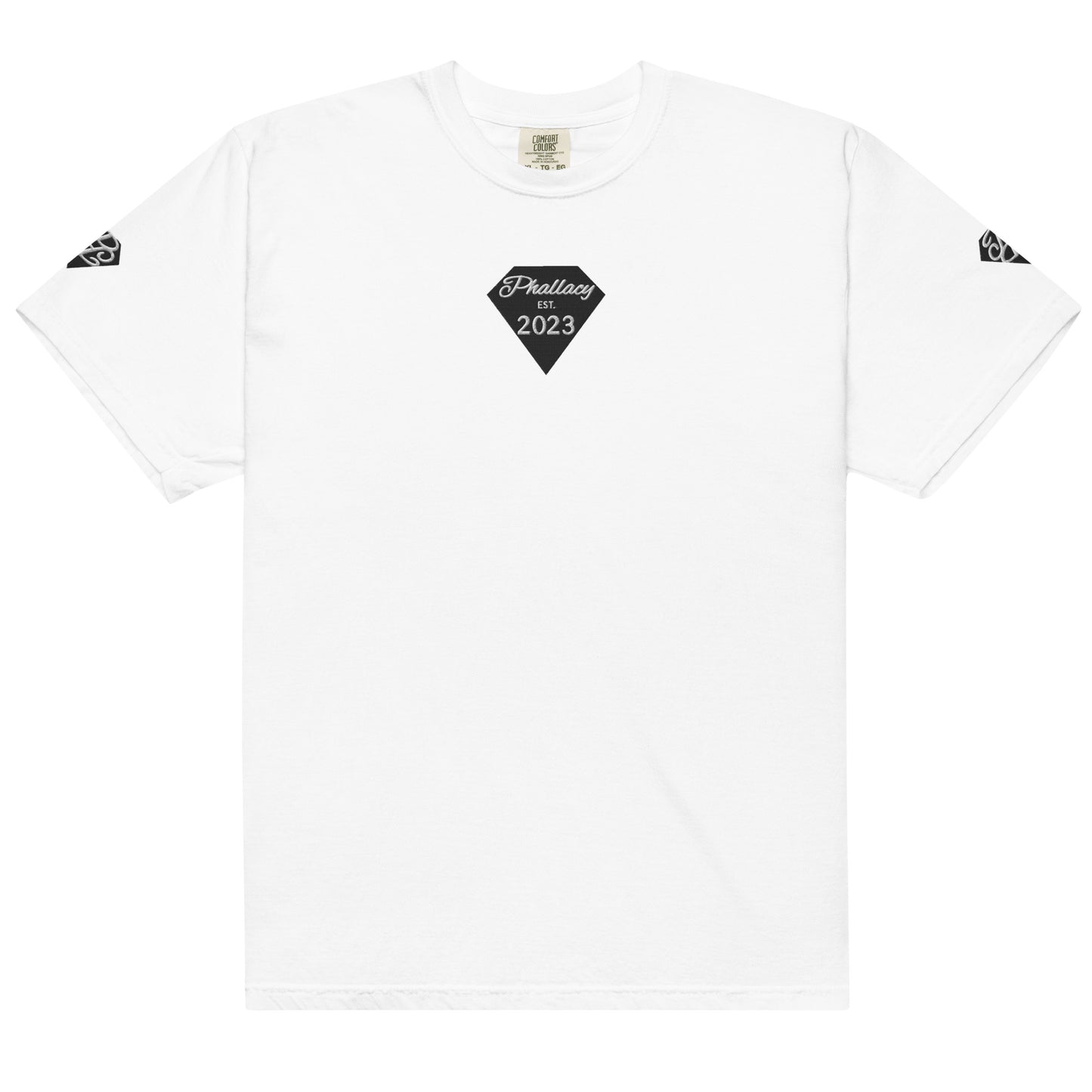 Phallacy Diamond Unisex Heavyweight Tee (Embroidery)