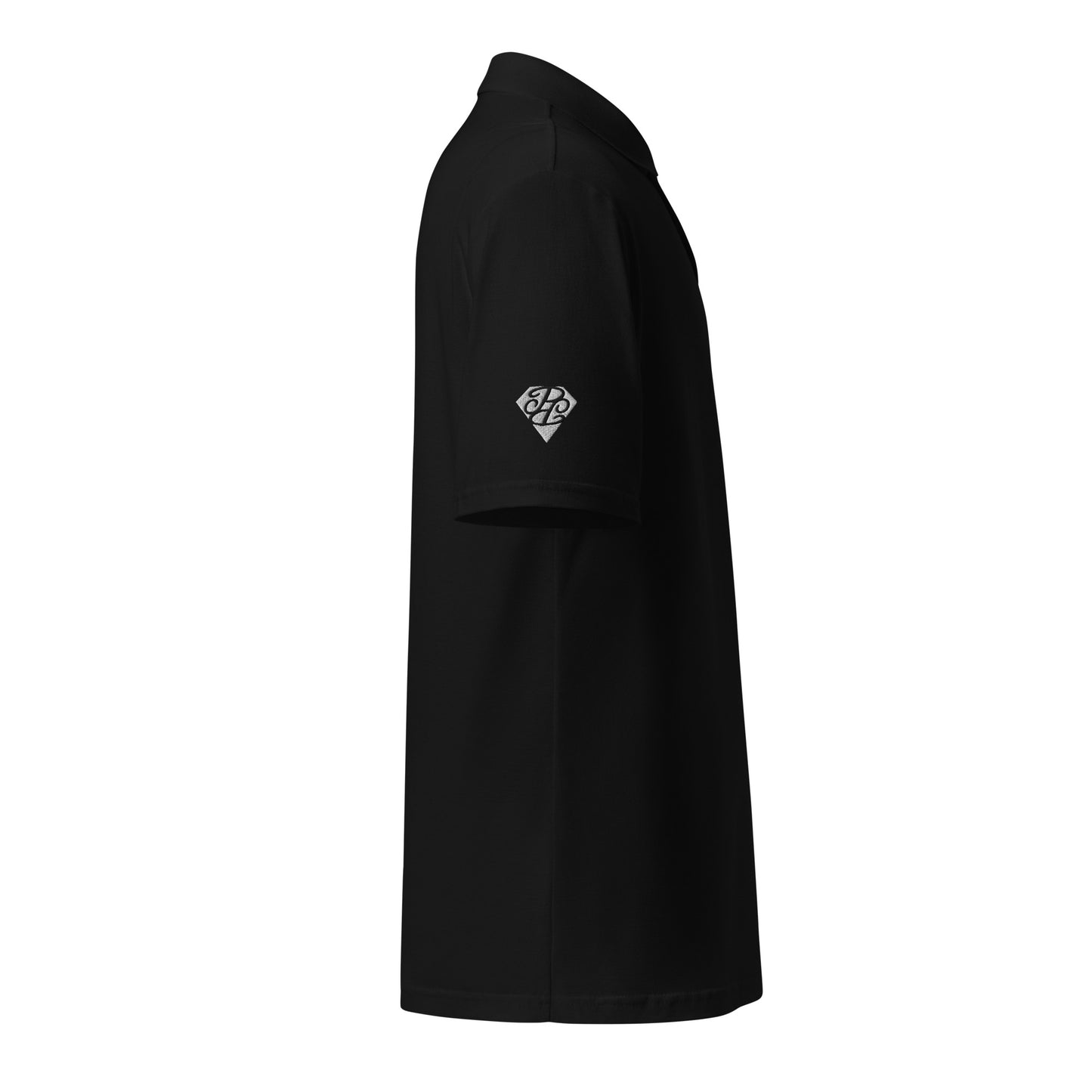 Phallacy Diamond Unisex Pique Polo (Embroidery)