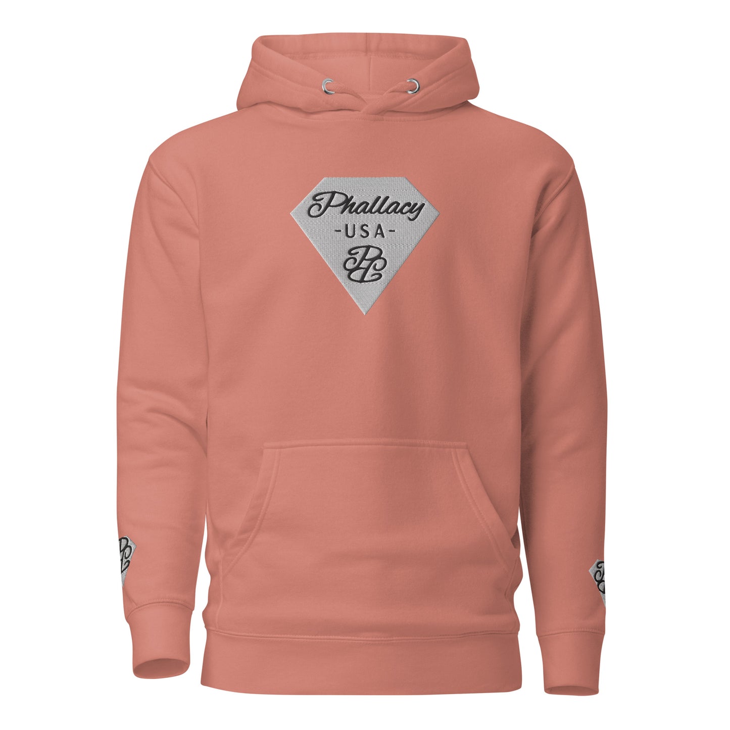 Phallacy Diamond Unisex Hoodie (Embroidery)