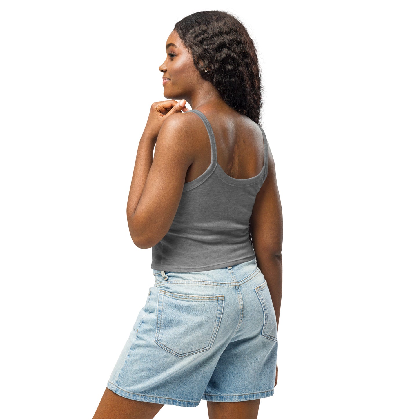 Phallacy Diamond Women’s Micro-Rib Tank Top (Embroidery)