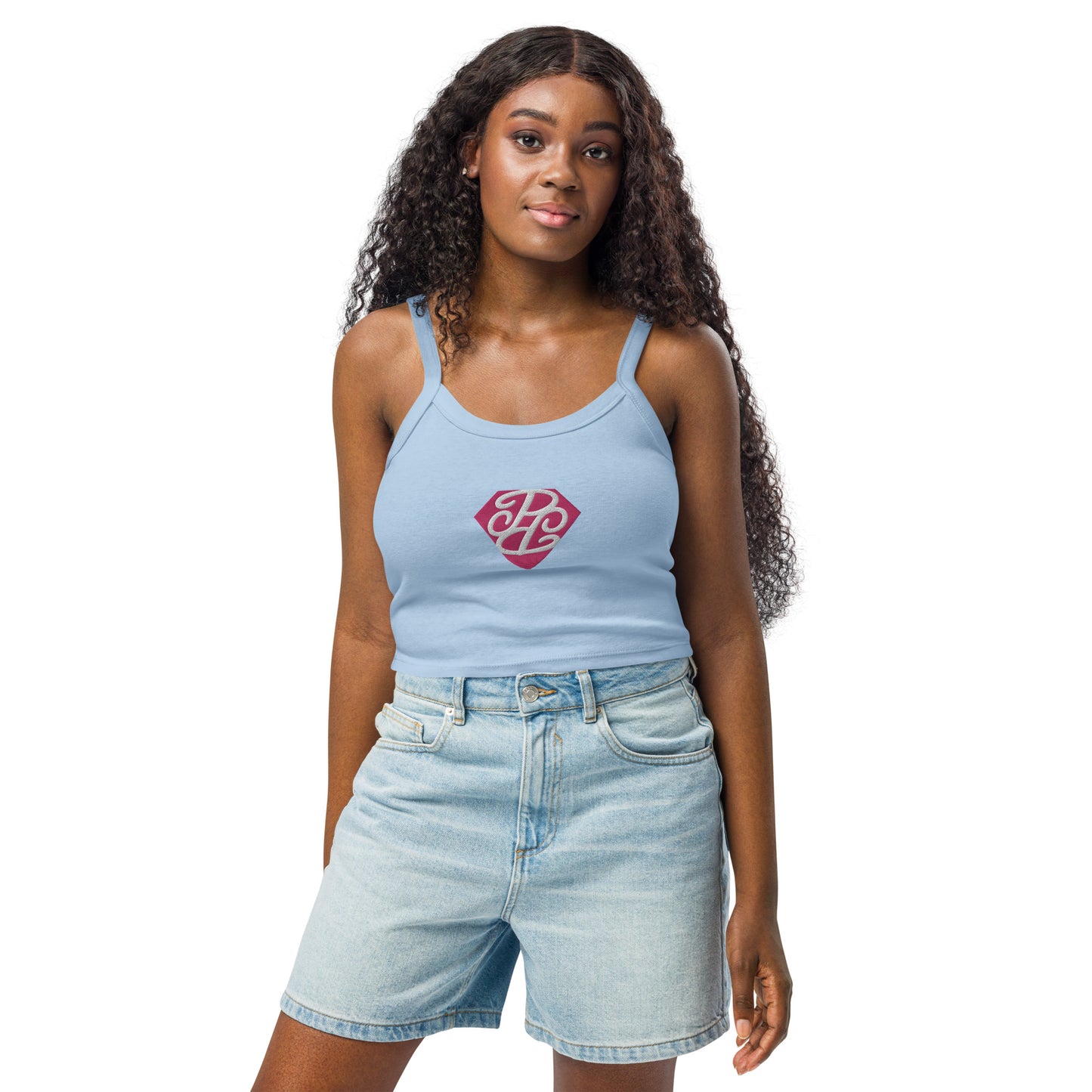 Phallacy Diamond Women’s Micro-Rib Tank Top (Embroidery)