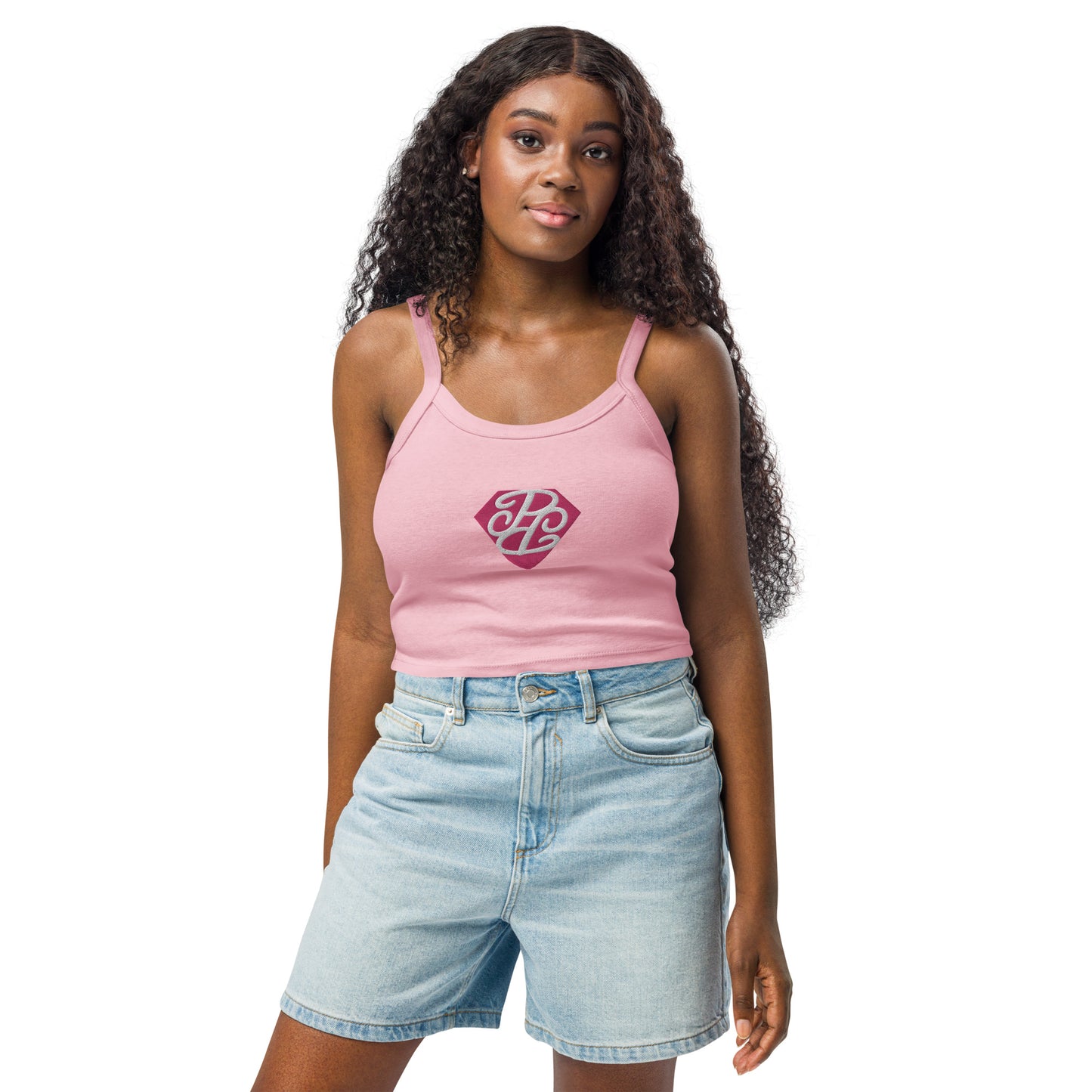 Phallacy Diamond Women’s Micro-Rib Tank Top (Embroidery)