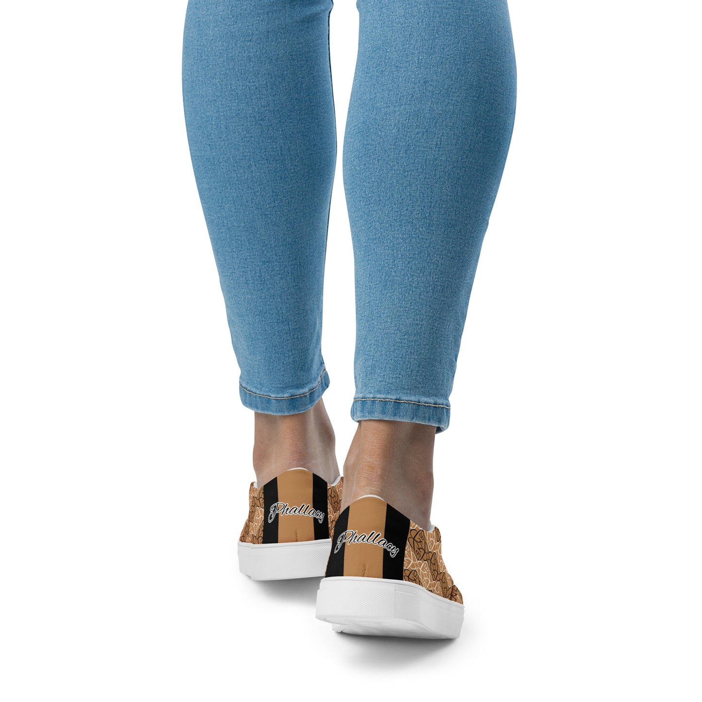 Phallacy Players Designer Women’s Slip-on Canvas Shoes