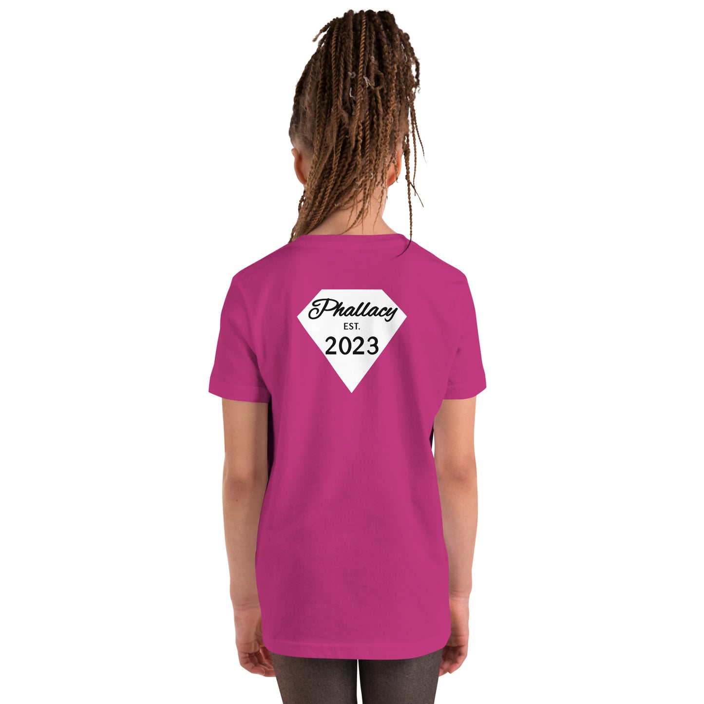 Phallacy Diamond Youth Short Sleeve T-Shirt (Embroidery)