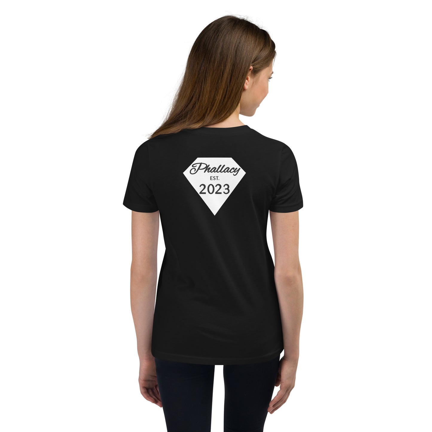 Phallacy Diamond Youth Short Sleeve T-Shirt (Embroidery)