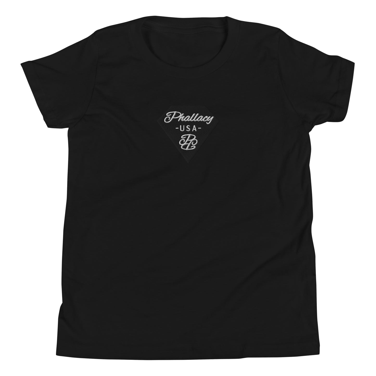 Phallacy Diamond Youth Short Sleeve T-Shirt (Embroidery)