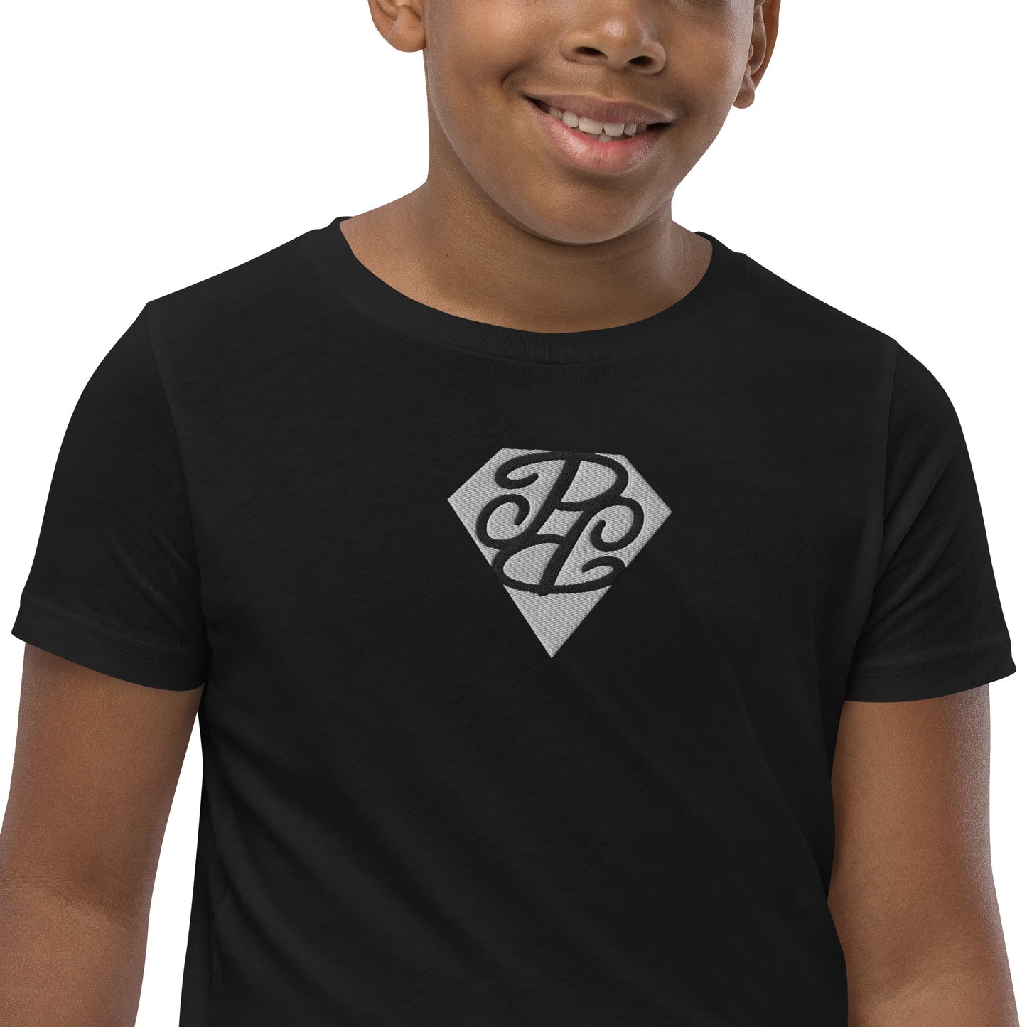 Phallacy Diamond Youth Short Sleeve T-Shirt (Embroidery)