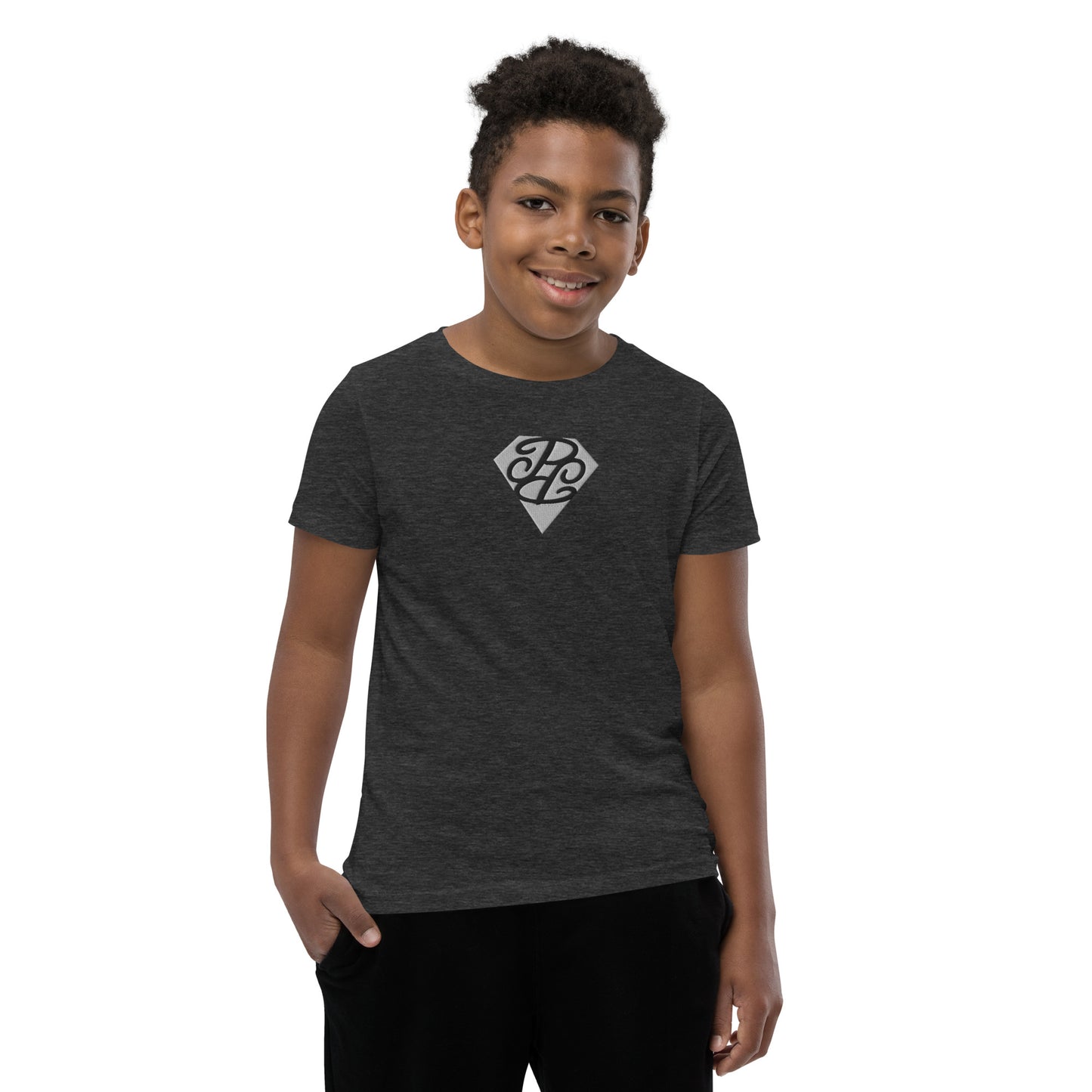 Phallacy Diamond Youth Short Sleeve T-Shirt (Embroidery)