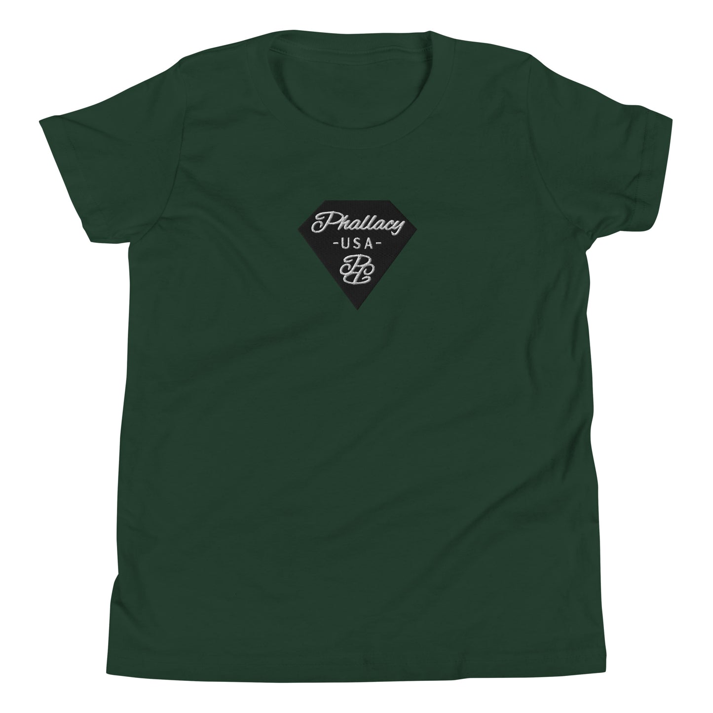 Phallacy Diamond Youth Short Sleeve T-Shirt (Embroidery)