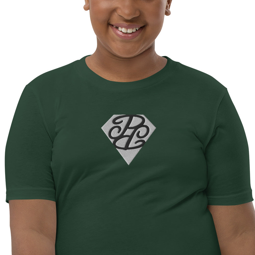 Phallacy Diamond Youth Short Sleeve T-Shirt (Embroidery)