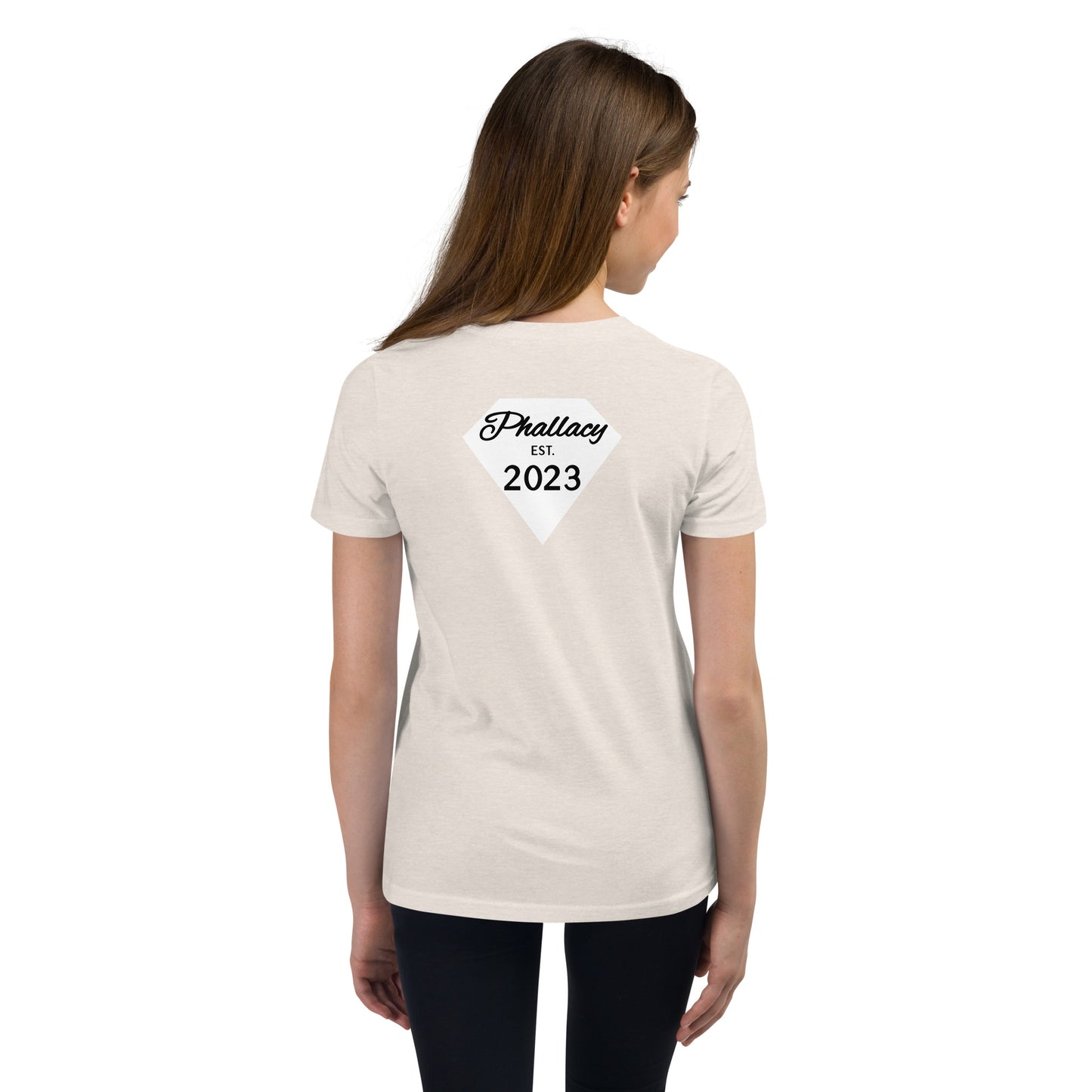 Phallacy Diamond Youth Short Sleeve T-Shirt (Embroidery)