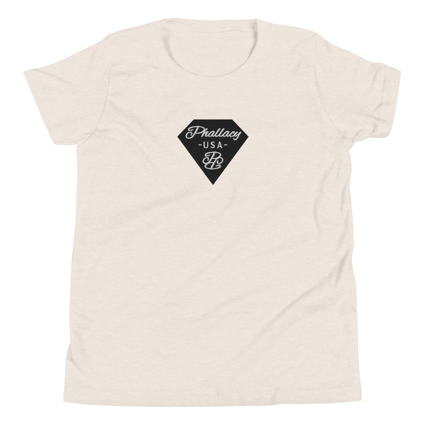 Phallacy Diamond Youth Short Sleeve T-Shirt (Embroidery)