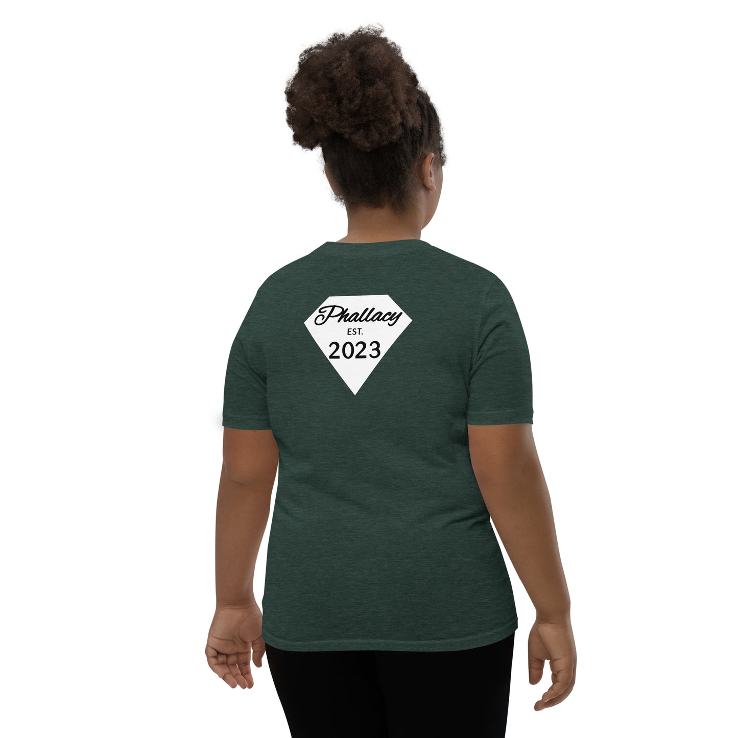 Phallacy Diamond Youth Short Sleeve T-Shirt (Embroidery)
