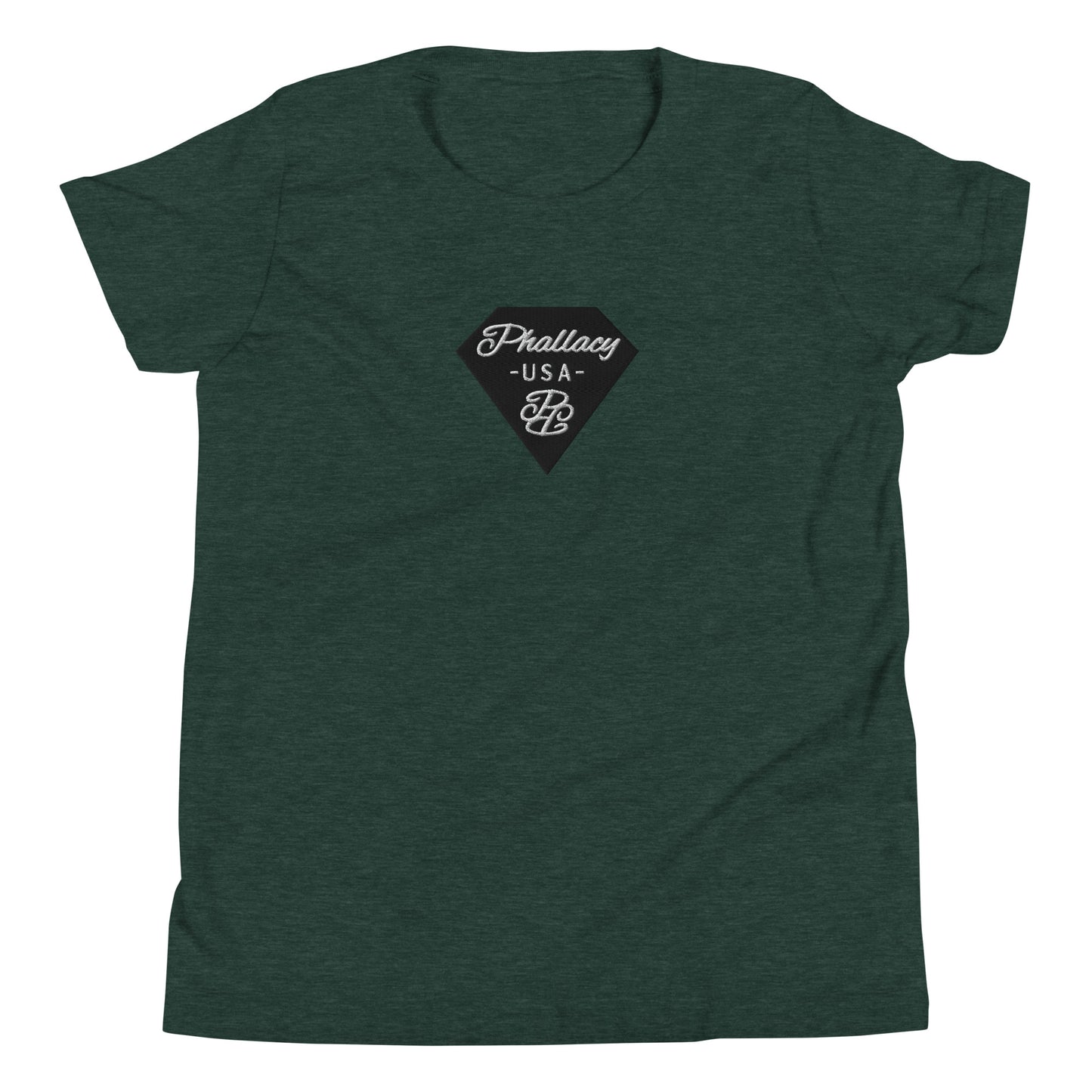 Phallacy Diamond Youth Short Sleeve T-Shirt (Embroidery)