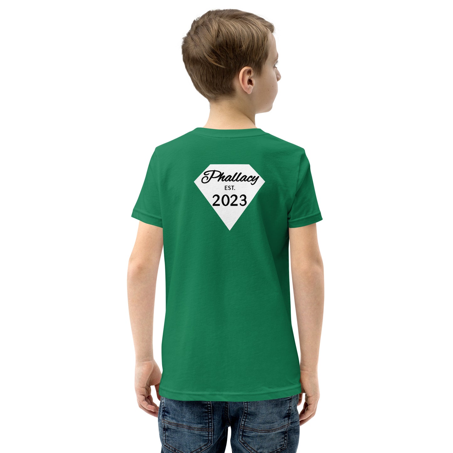 Phallacy Diamond Youth Short Sleeve T-Shirt (Embroidery)
