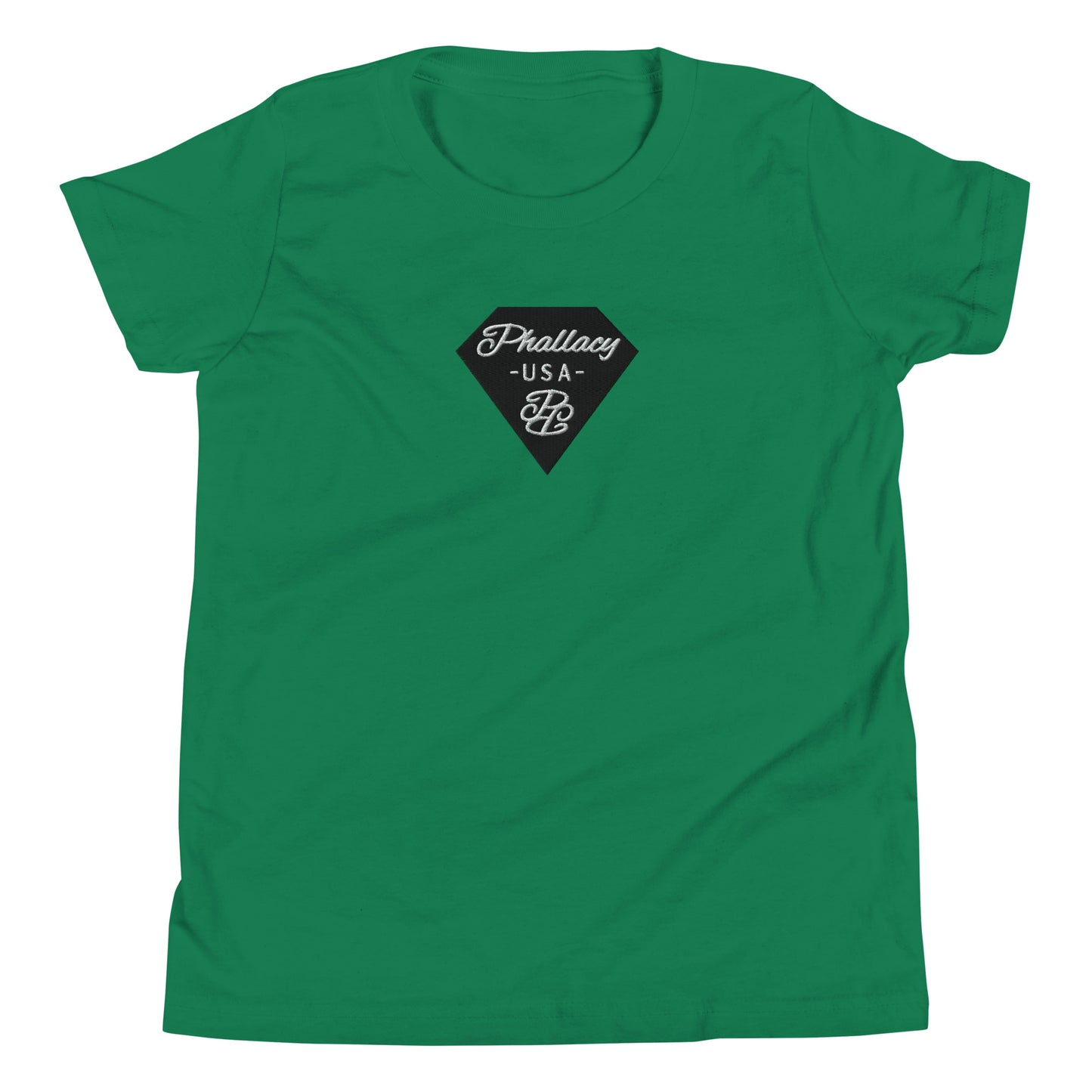 Phallacy Diamond Youth Short Sleeve T-Shirt (Embroidery)