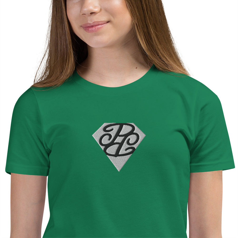 Phallacy Diamond Youth Short Sleeve T-Shirt (Embroidery)